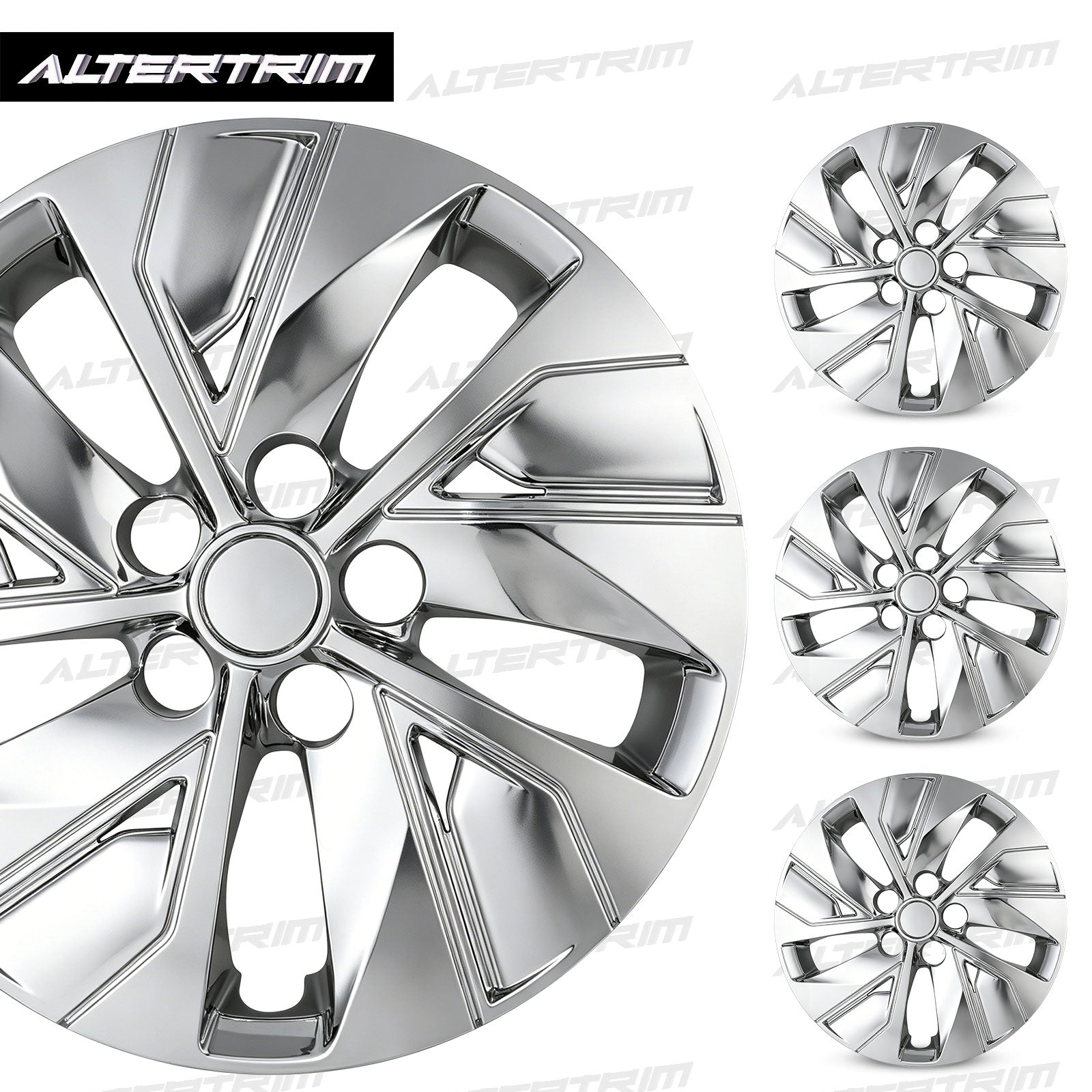 16 Inch Wheel Hubcaps for 2019-2025 Nissan Altima - Chrome