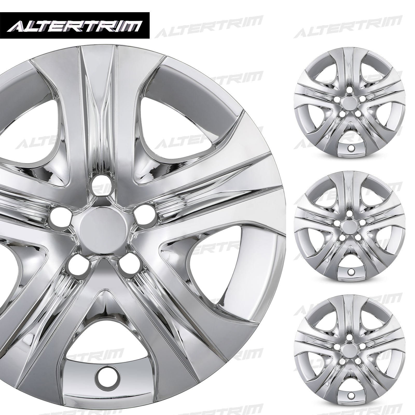 17 Inch Wheel Hubcaps for 2013-2018 TOYOTA RAV4  - Chrome
