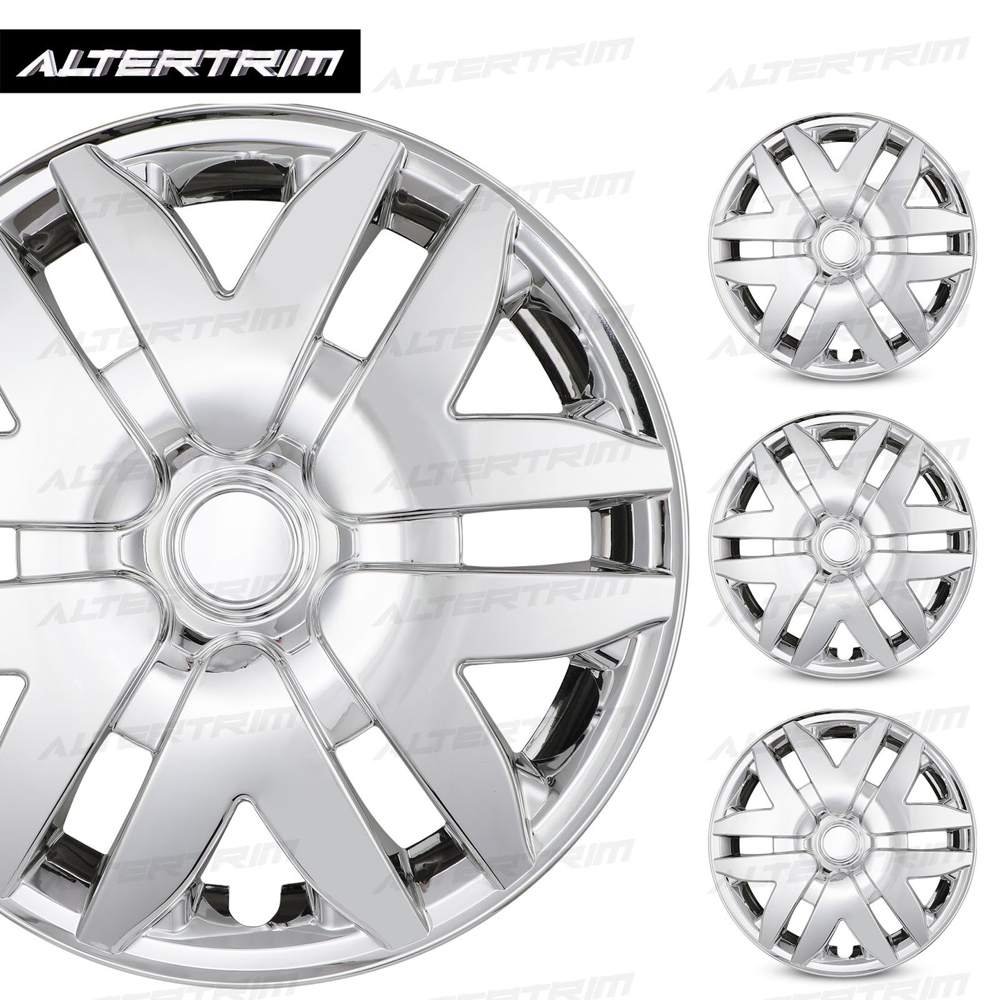 16 Inch Wheel Hubcaps for 2004-2010 Toyota Sienna - Chrome