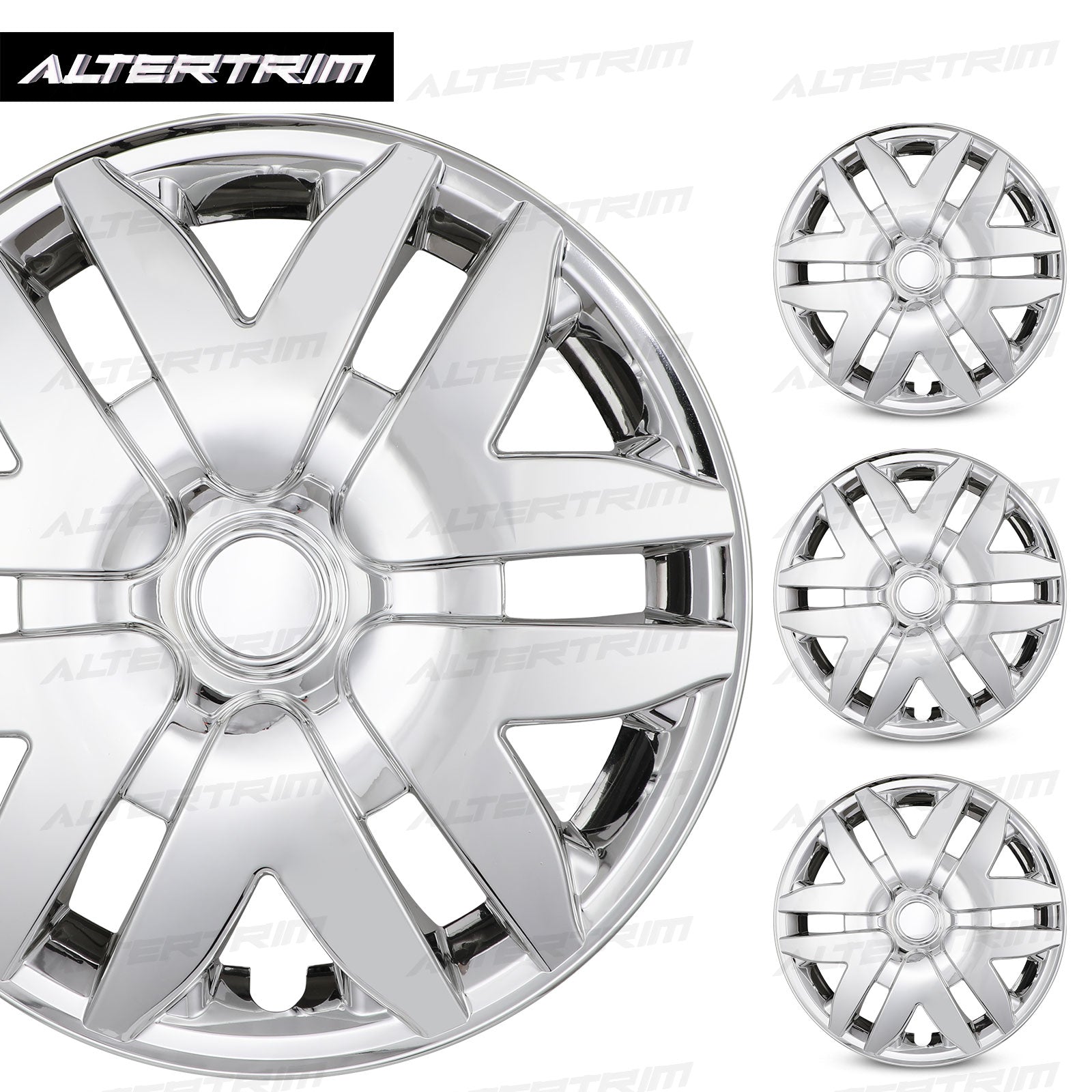 16 Inch Wheel Hubcaps for 2004-2010 Toyota Sienna - Chrome