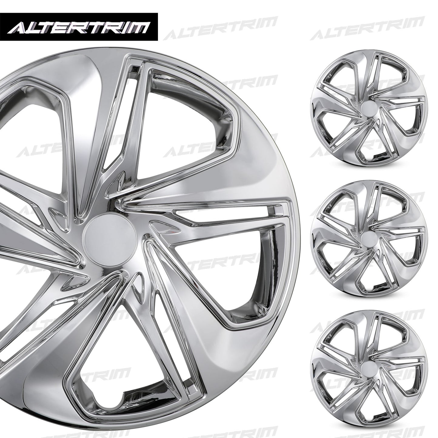 16 Inch Wheel Hubcaps for 2016-2026 Honda Civic Sedan - Chrome
