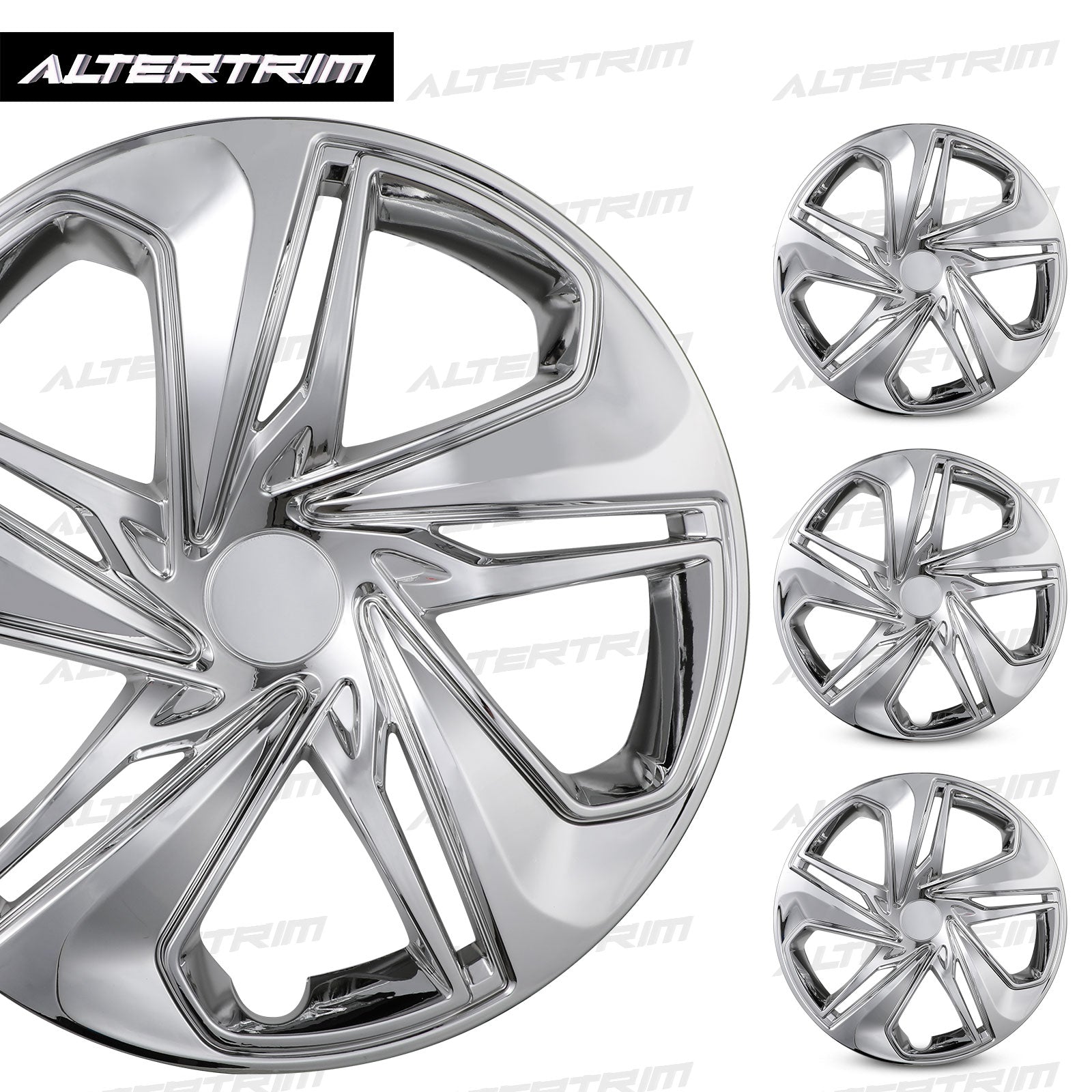 16 Inch Wheel Hubcaps for 2016-2026 Honda Civic Sedan - Chrome
