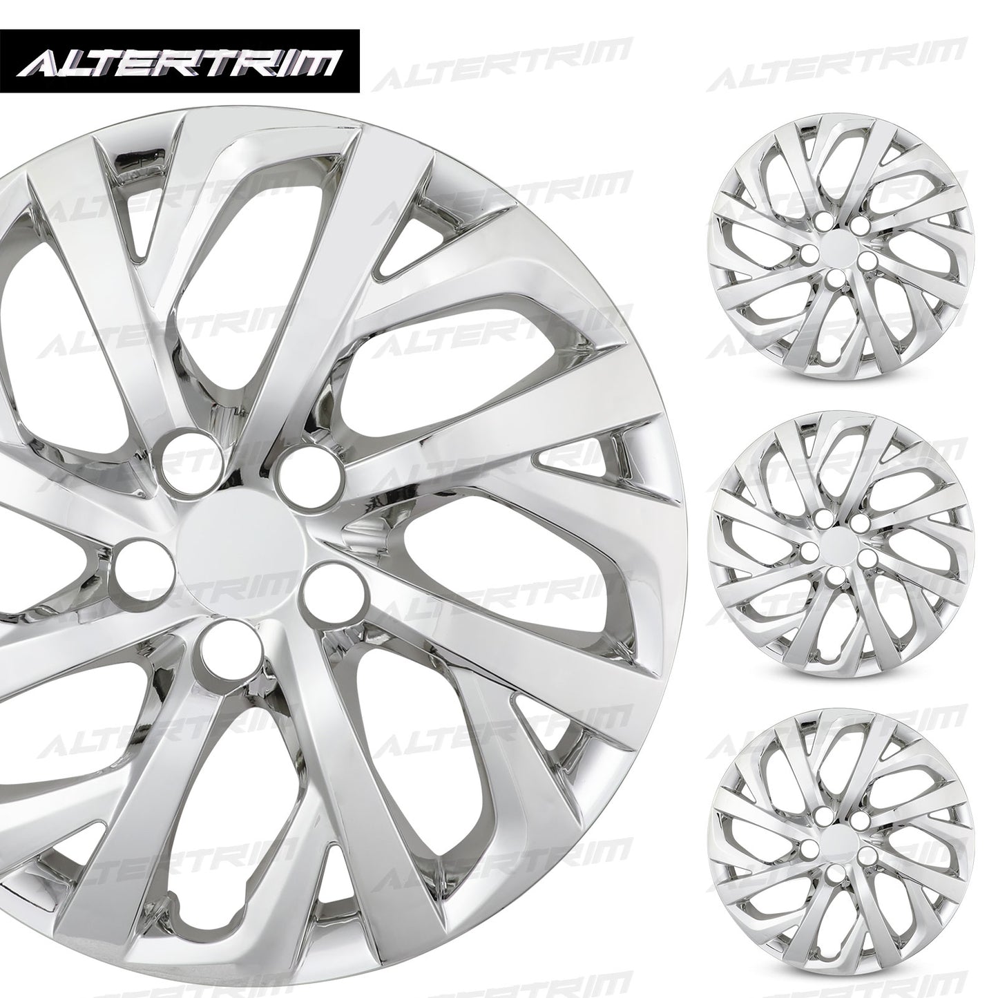 16 Inch Wheel Hubcaps for 2009-2026 TOYOTA Corolla and 2009-2014 TOYOTA Matrix  - Chrome