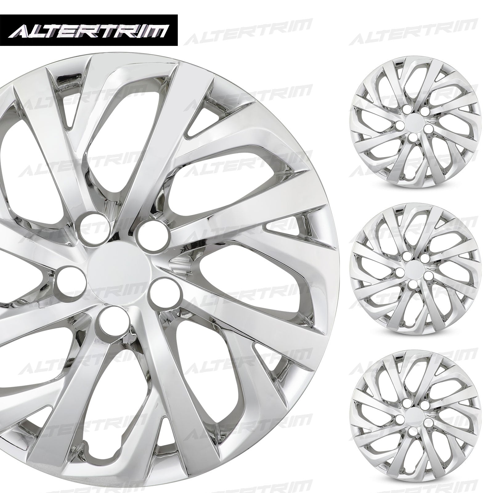 16 Inch Wheel Hubcaps for 2009-2026 TOYOTA Corolla and 2009-2014 TOYOTA Matrix  - Chrome