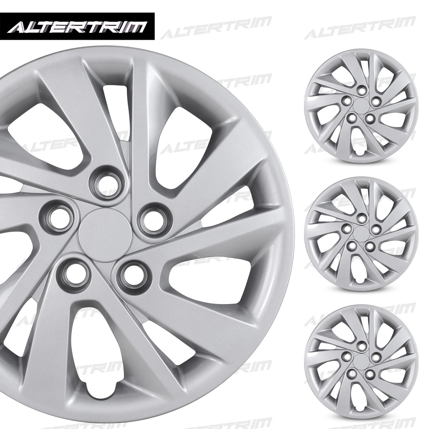 15 Inch Wheel Hubcaps for 2017-2020 Hyundai Elantra Sedan - Lacquer