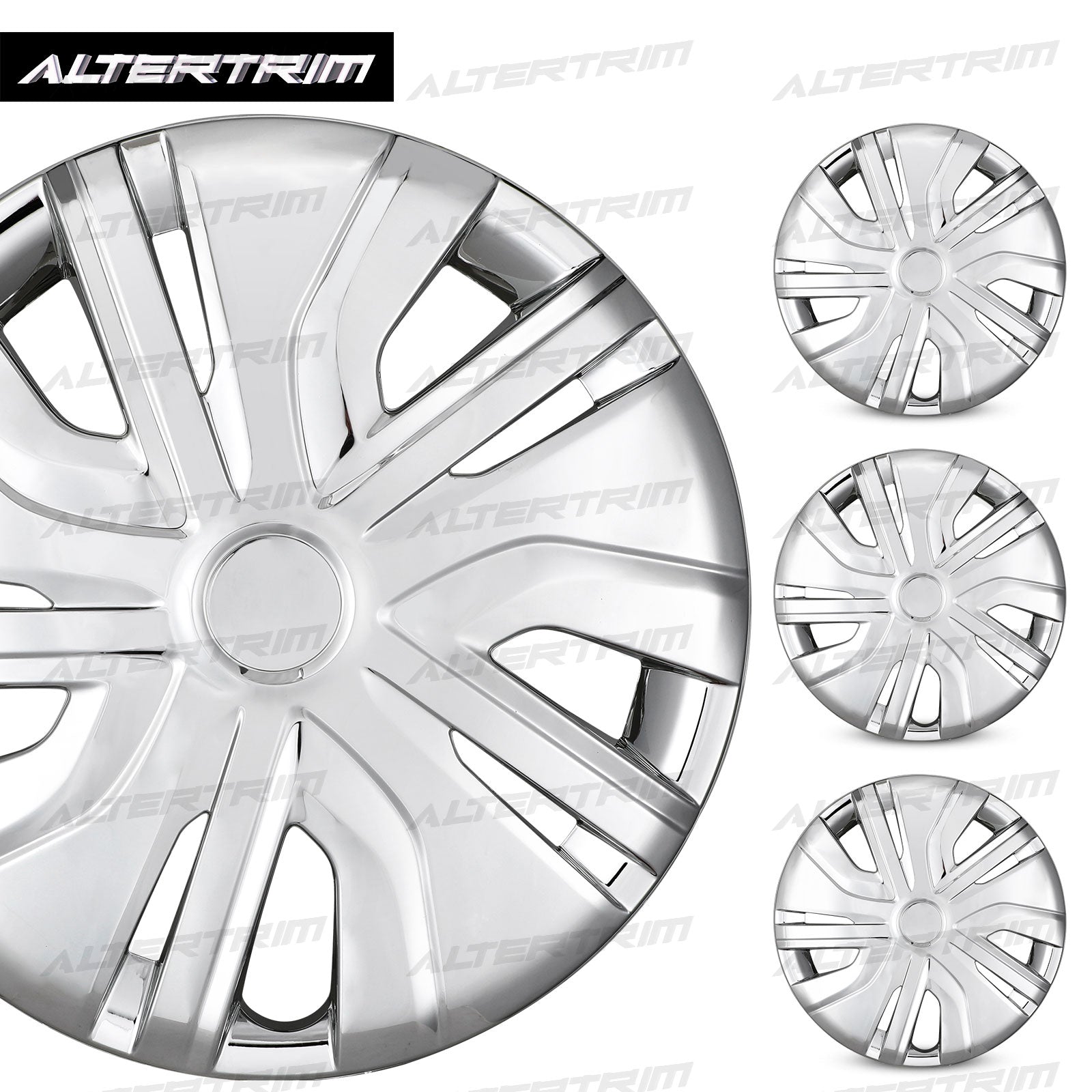 14 Inch Wheel Hubcaps for 2014-2026 Mitsubishi Mirage - Chrome