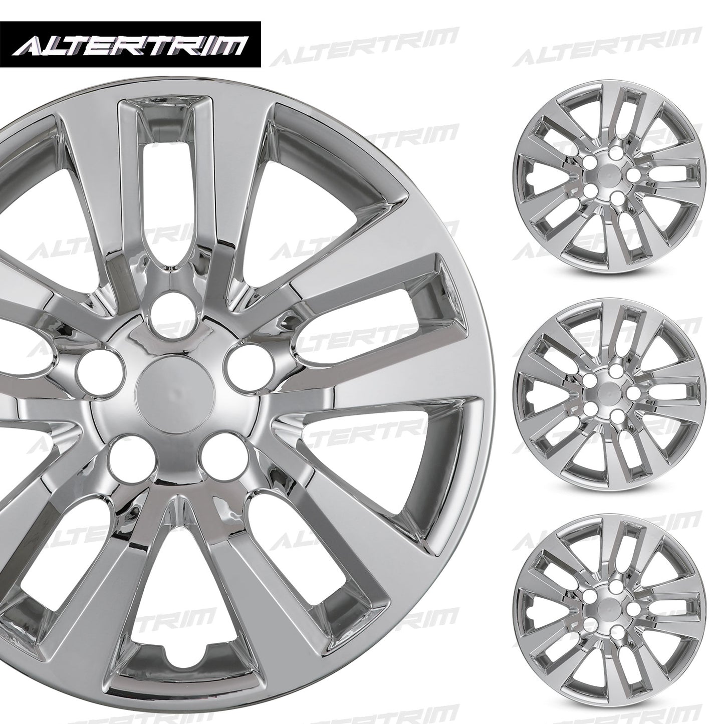 16 Inch Wheel Hubcaps for 2013-2018 Nissan Altima Sedan - Chrome