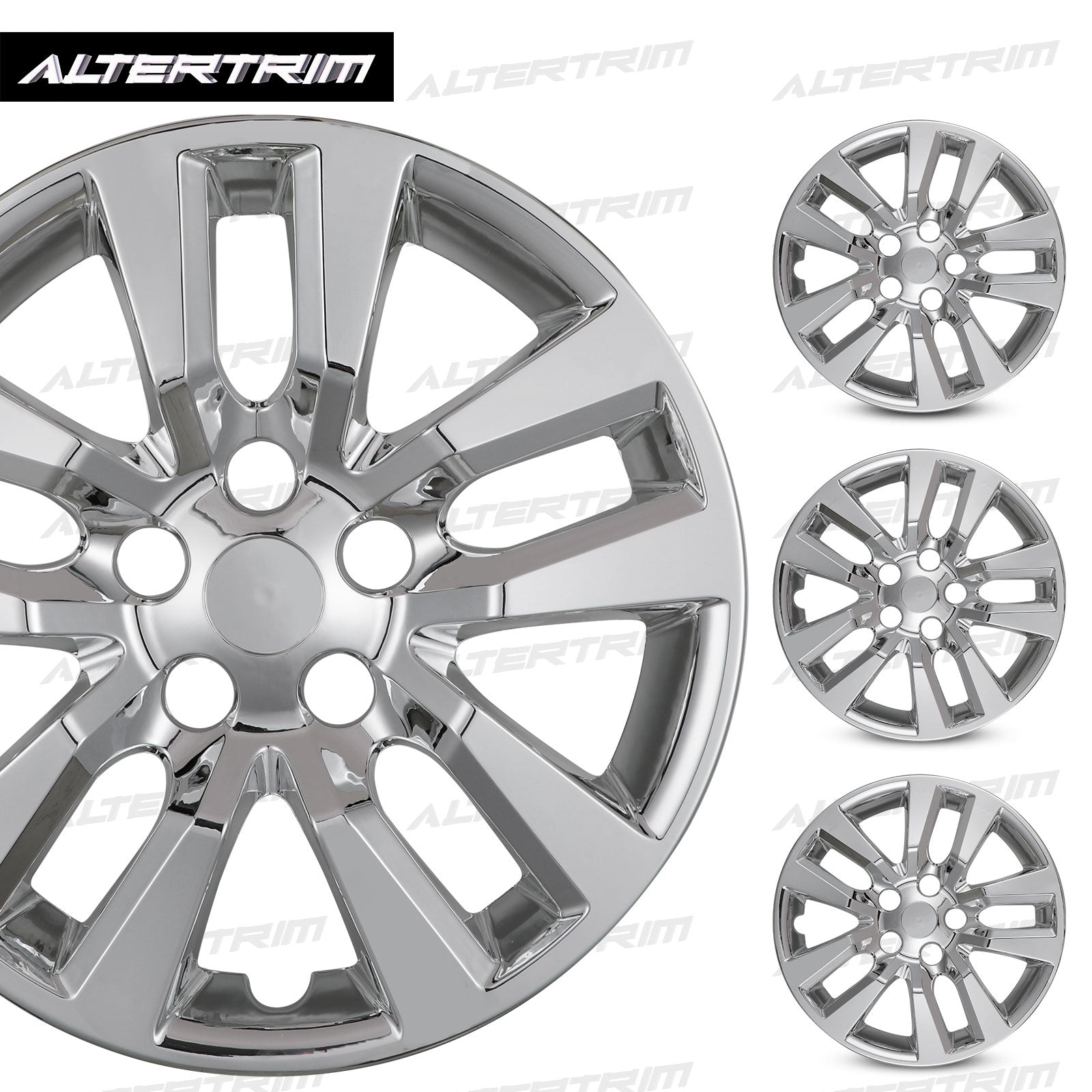 16 Inch Wheel Hubcaps for 2013-2018 Nissan Altima Sedan - Chrome