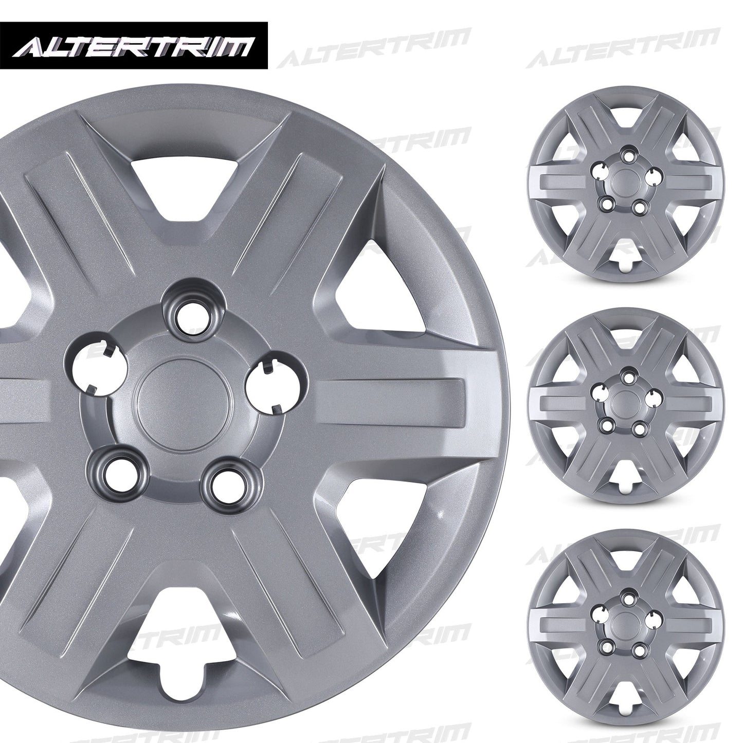 16 Inch Wheel Hubcaps for 2008-2016 Dodge Grand & Caravan/2008-2010 Chrysler Town & Country - Lacquer