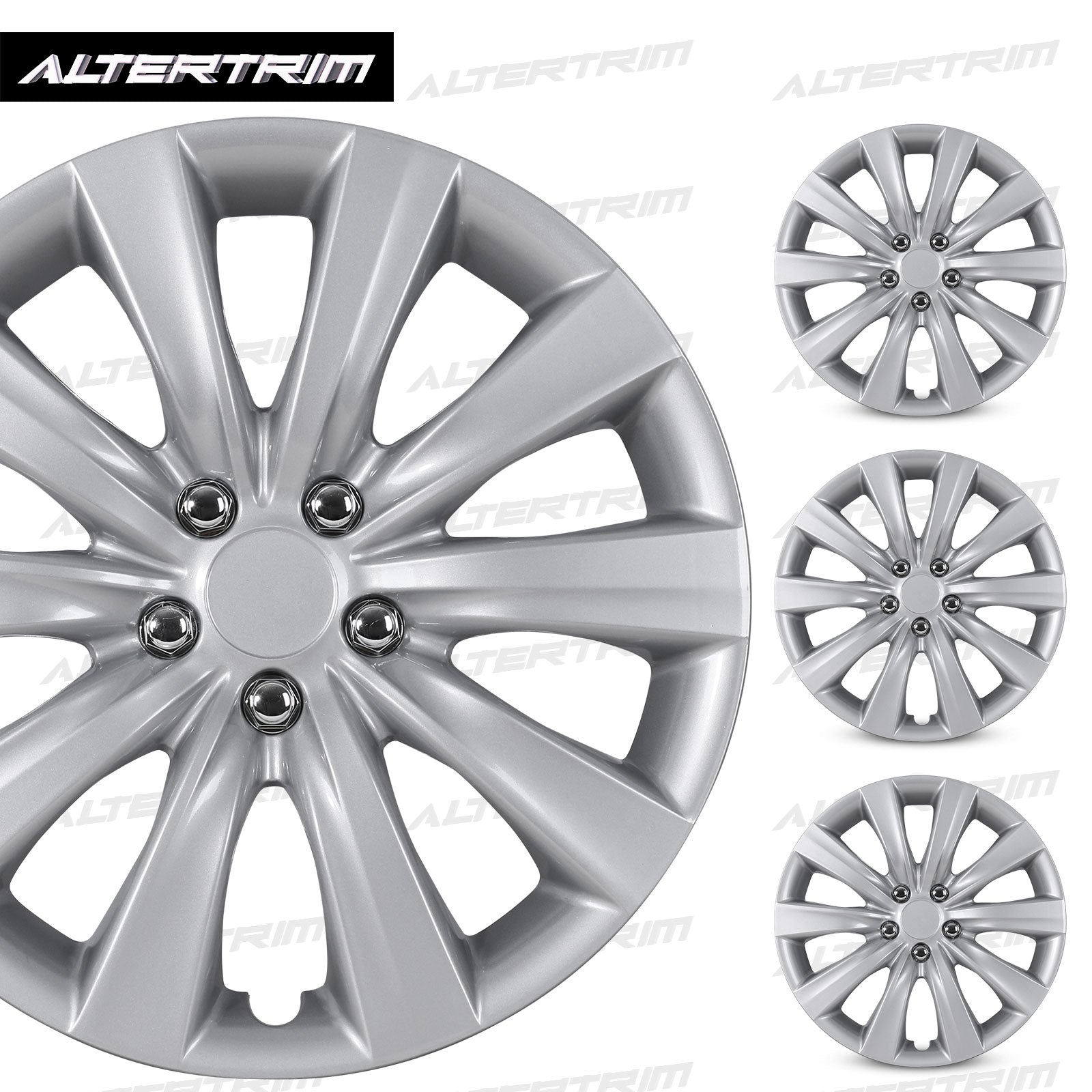 16 Inch Wheel Hubcaps for 2009-2026 TOYOTA Corolla and 2009-2014 TOYOTA Matrix w/decorative screws - Lacquer