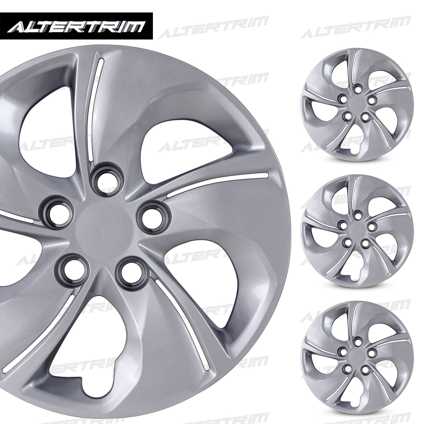 15 Inch Wheel Hubcaps for 2013-2015 Honda Civic Sedan/ 2013 Honda Civic Coupe - Lacquer