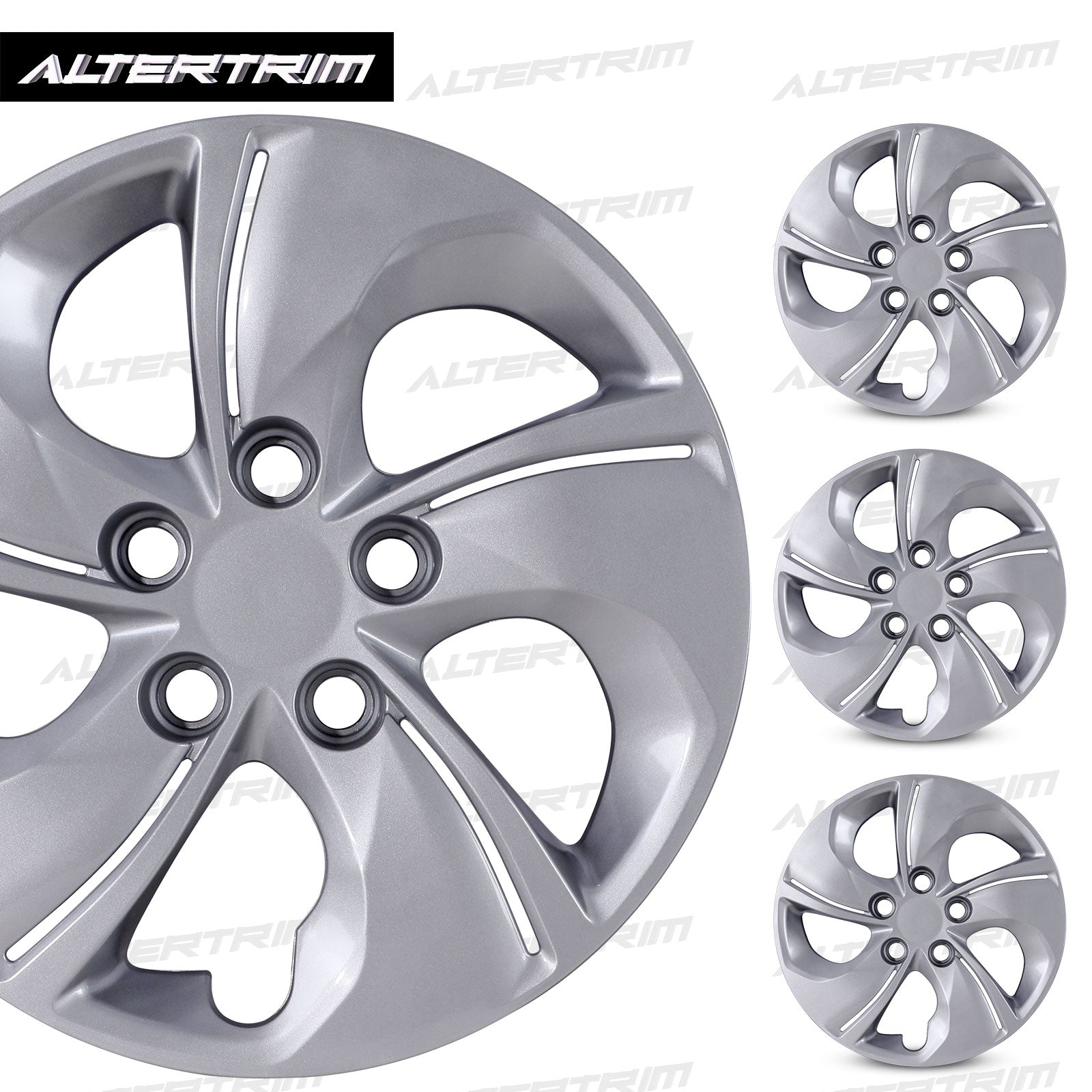 15 Inch Wheel Hubcaps for 2013-2015 Honda Civic Sedan/ 2013 Honda Civic Coupe - Lacquer