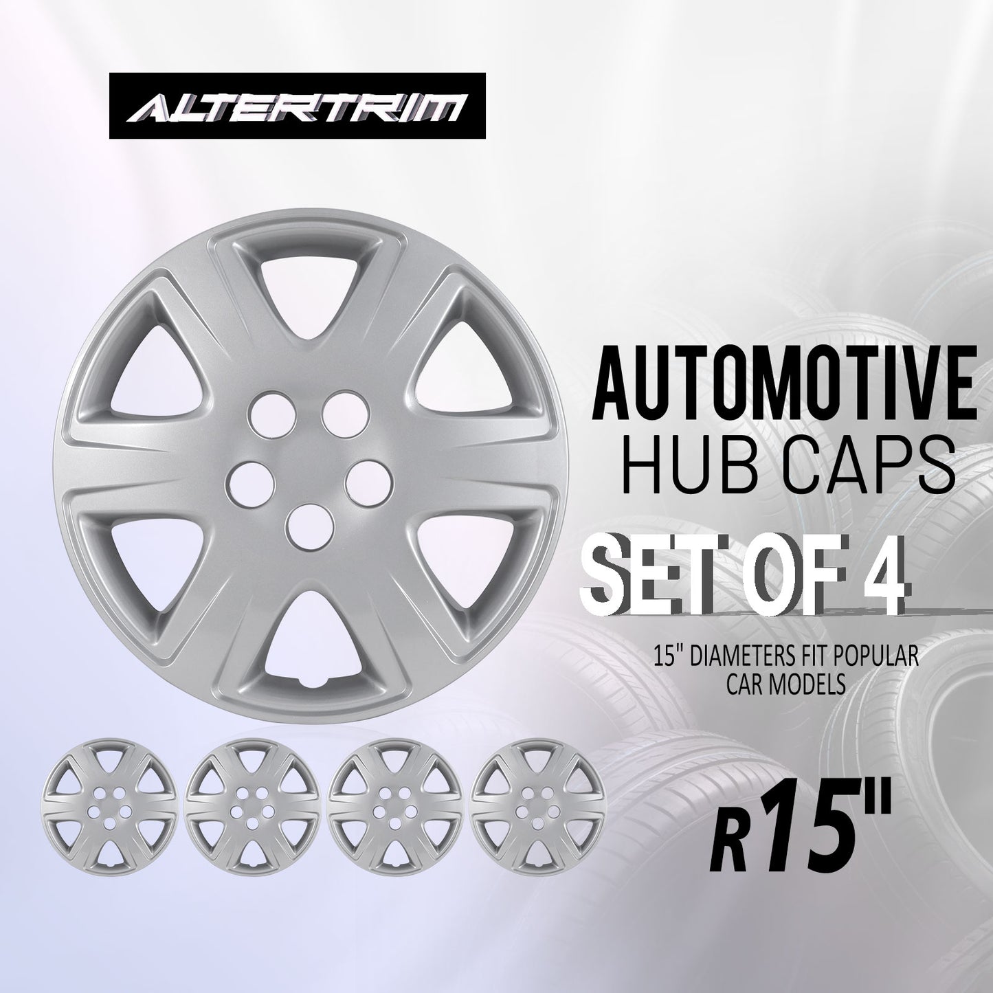 15 Inch Wheel Hubcaps for 2005-2008 TOYOTA Corolla  - Lacquer