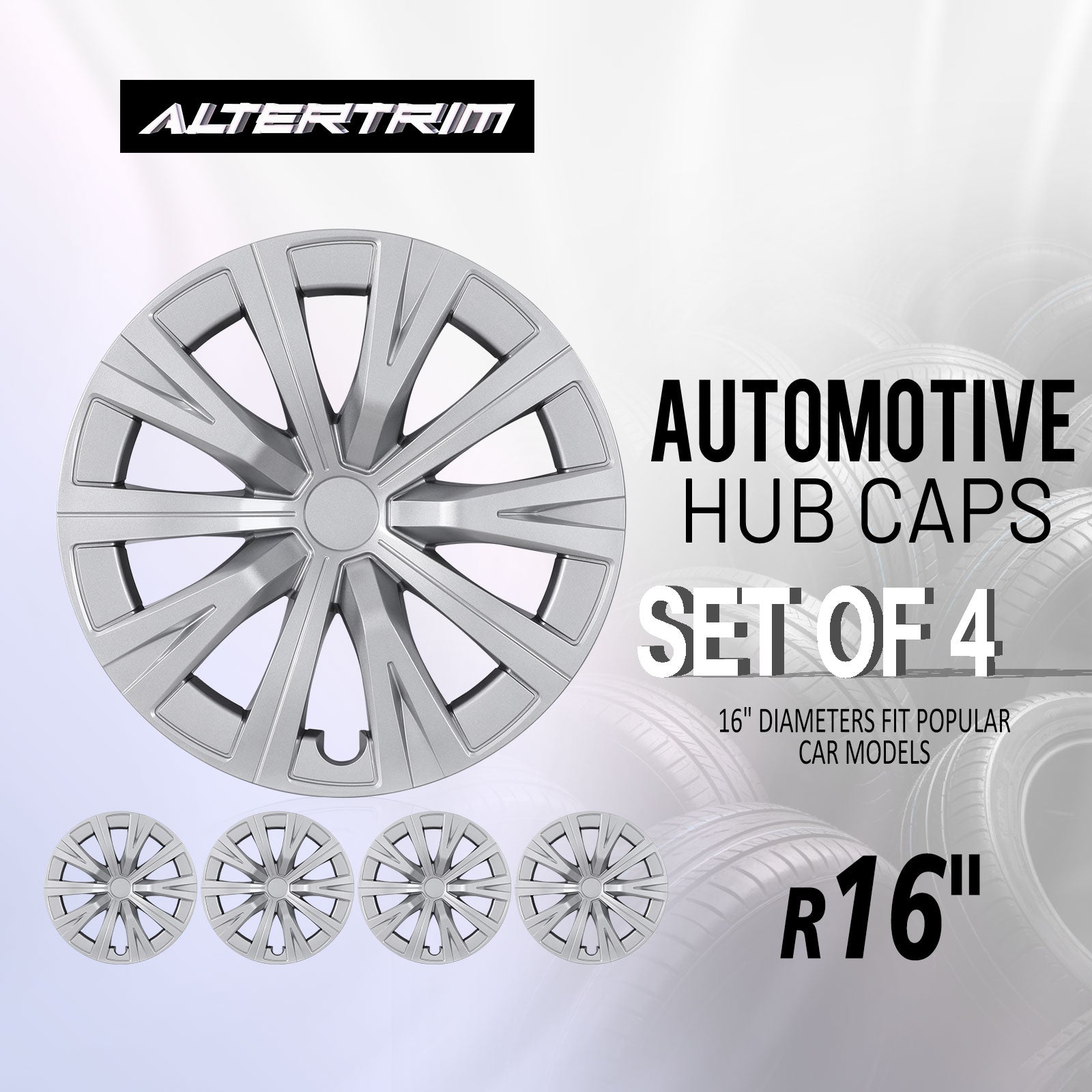 16 Inch Wheel Hubcaps for 2015-2024 TOYOTA Camry - Lacquer