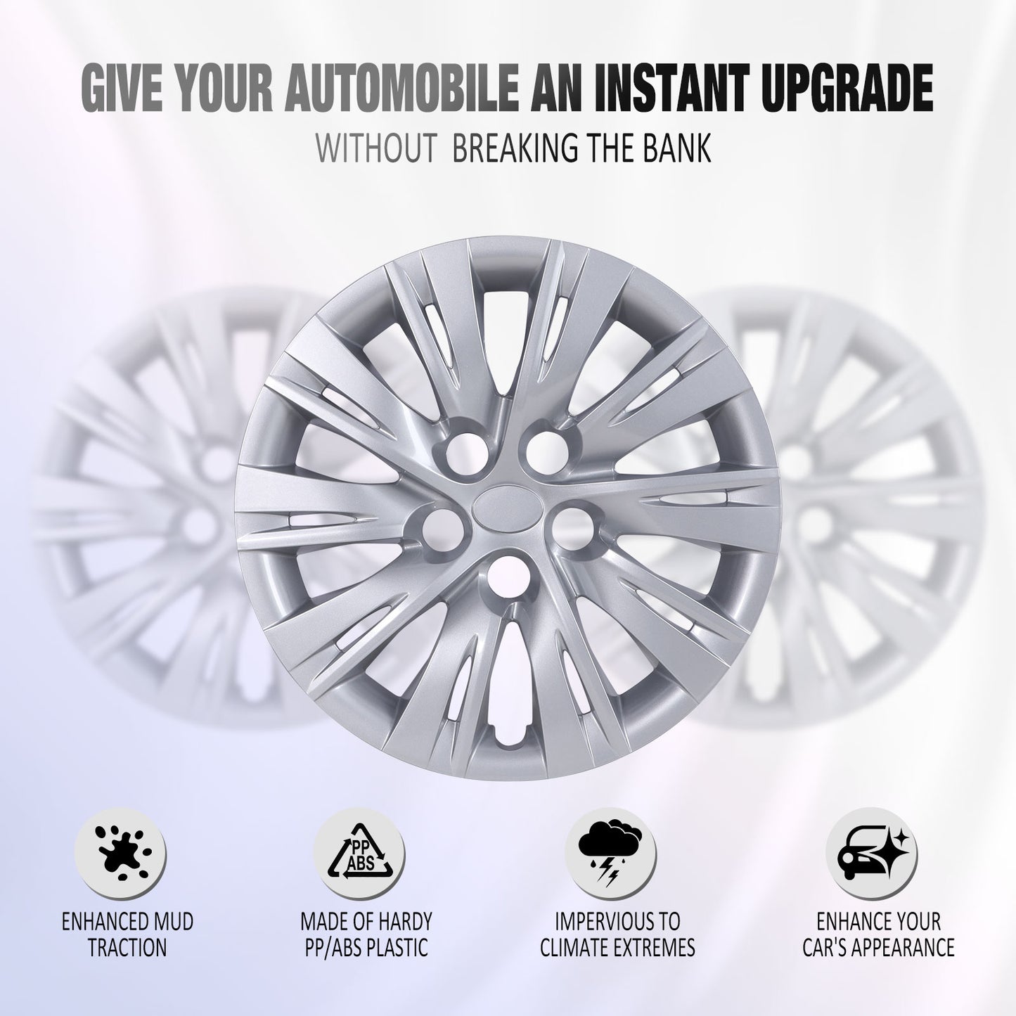 16 Inch Wheel Hubcaps for 2012-2014 TOYOTA Camry - Lacquer