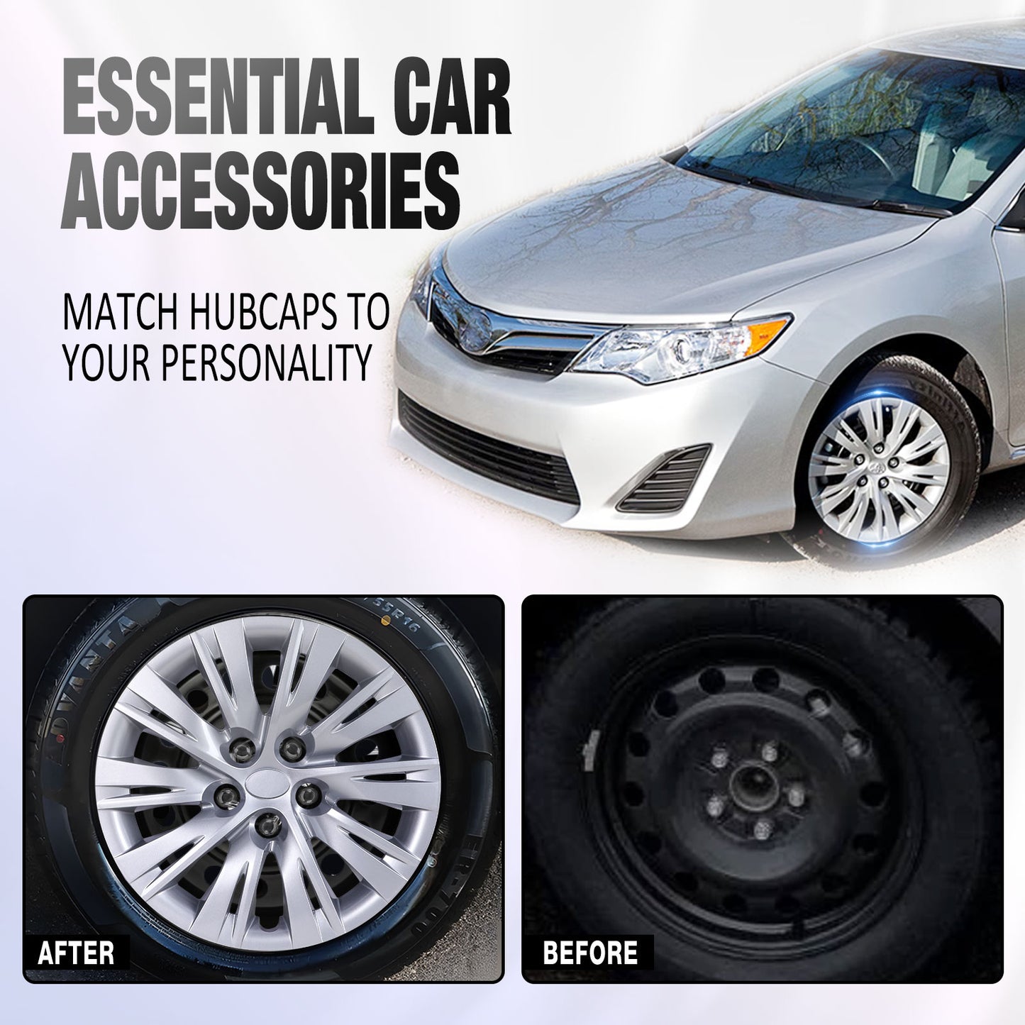 16 Inch Wheel Hubcaps for 2012-2014 TOYOTA Camry - Lacquer