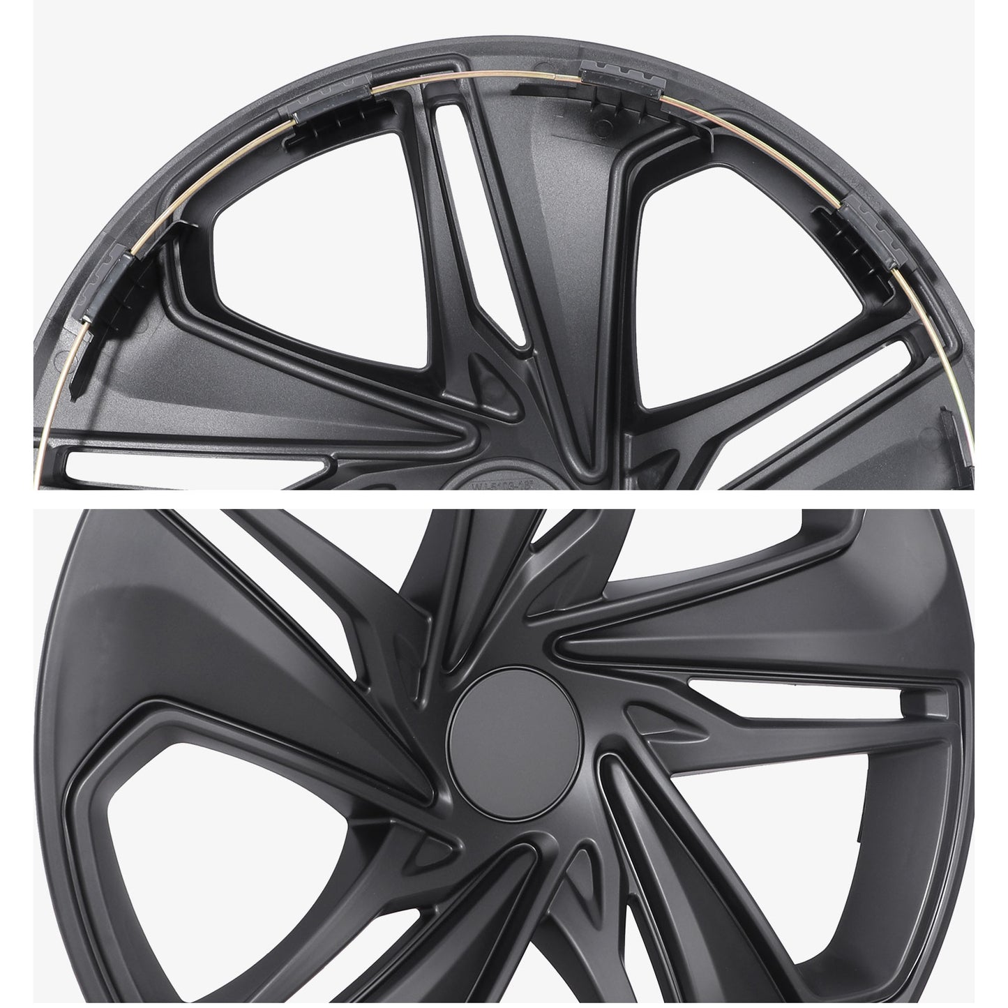 16 Inch Wheel Hubcaps for 2016-2026 Honda Civic Sedan - Matte Black