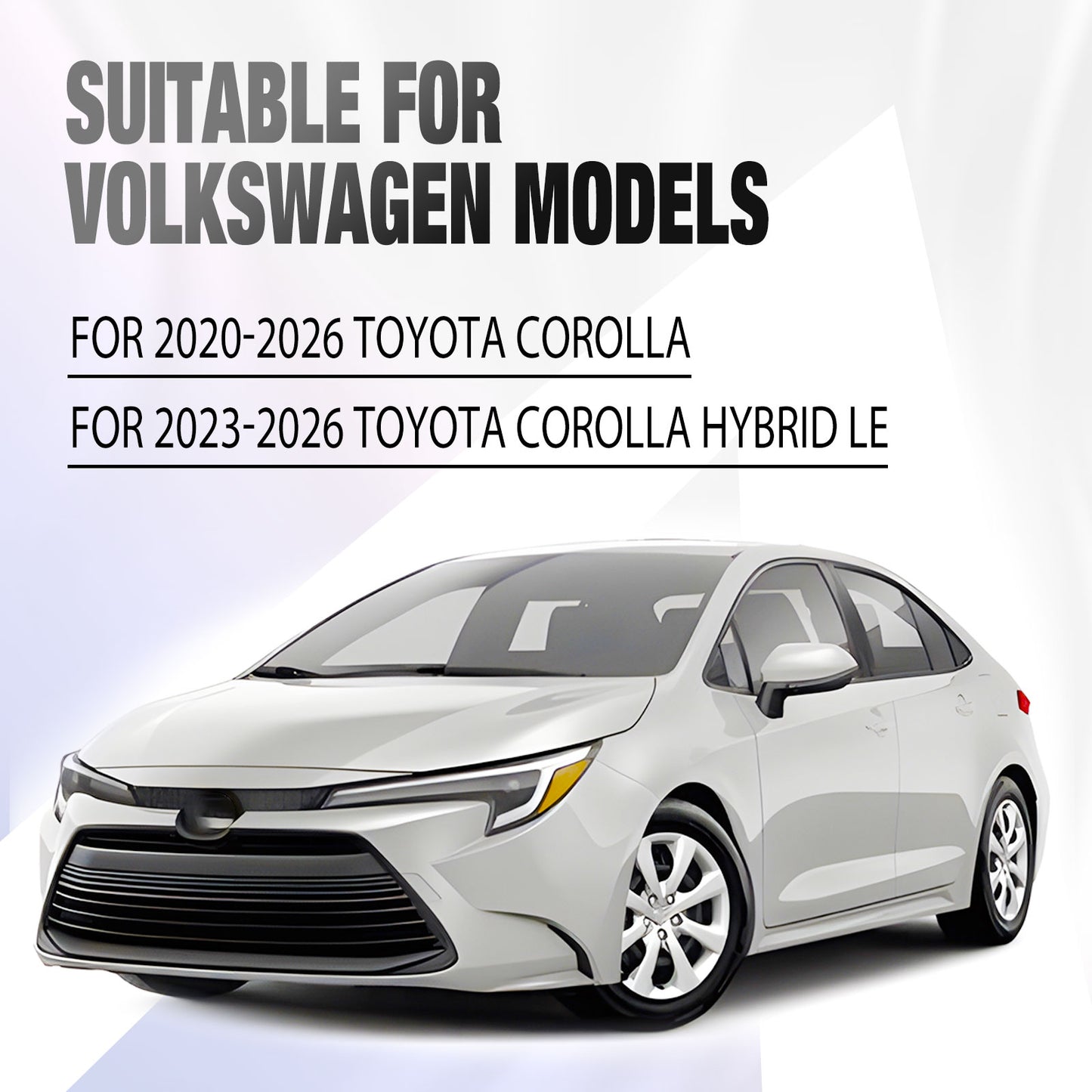 16 Inch Wheel Hubcaps for 2014-2026 TOYOTA Corolla and 2009-2014 TOYOTA Matrix  - Matte Black