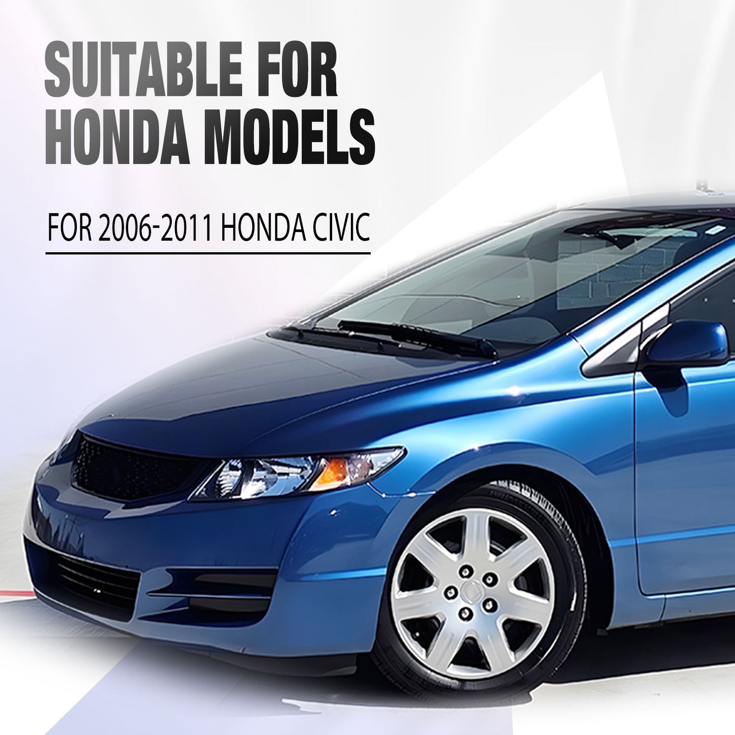 16 Inch Wheel Hubcaps for 2006-2011 Honda Civic - Lacquer
