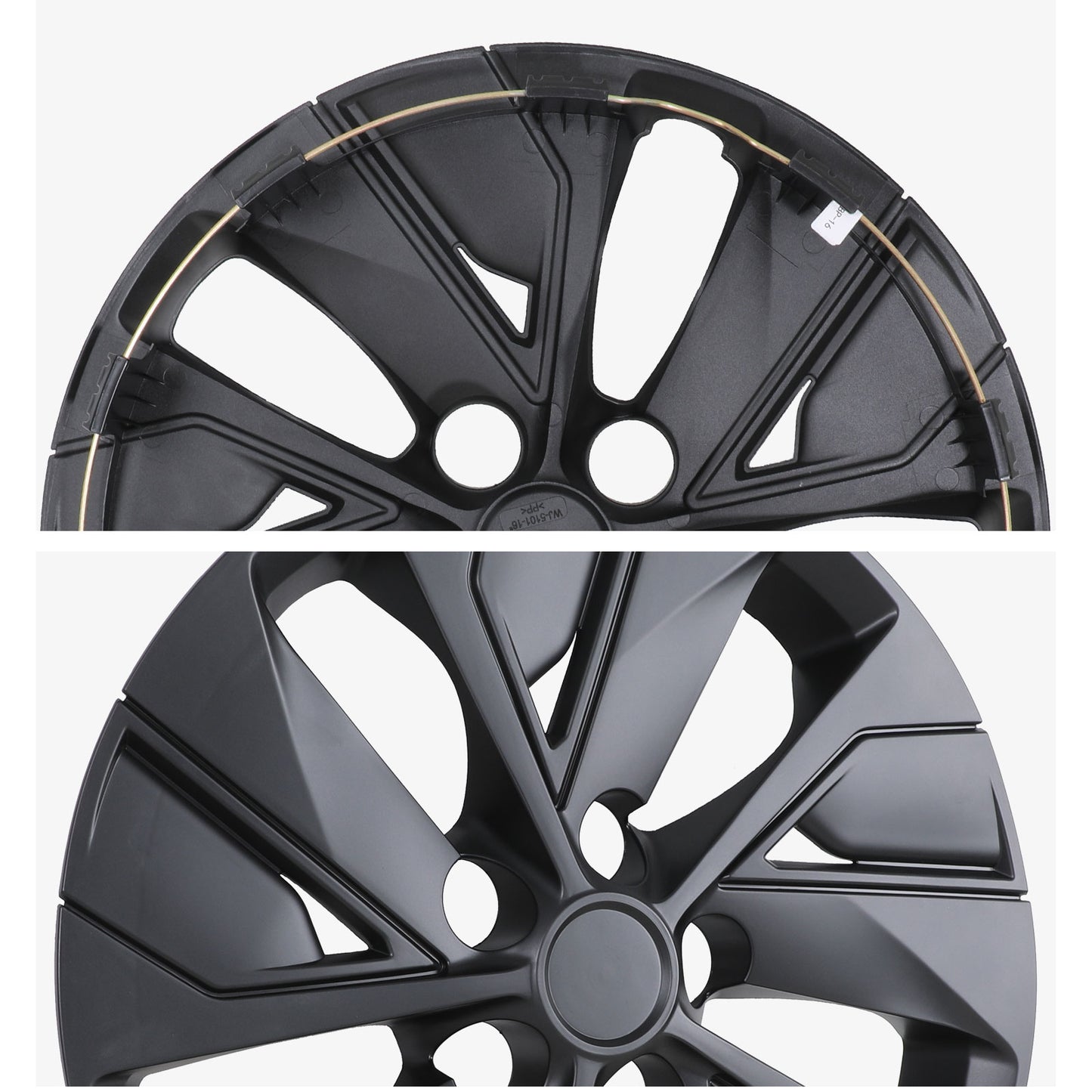 16 Inch Wheel Hubcaps for 2019-2025 Nissan Altima - Matte Black