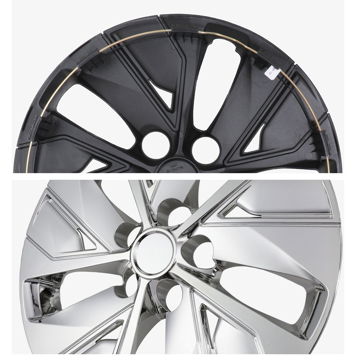 16 Inch Wheel Hubcaps for 2019-2025 Nissan Altima - Chrome