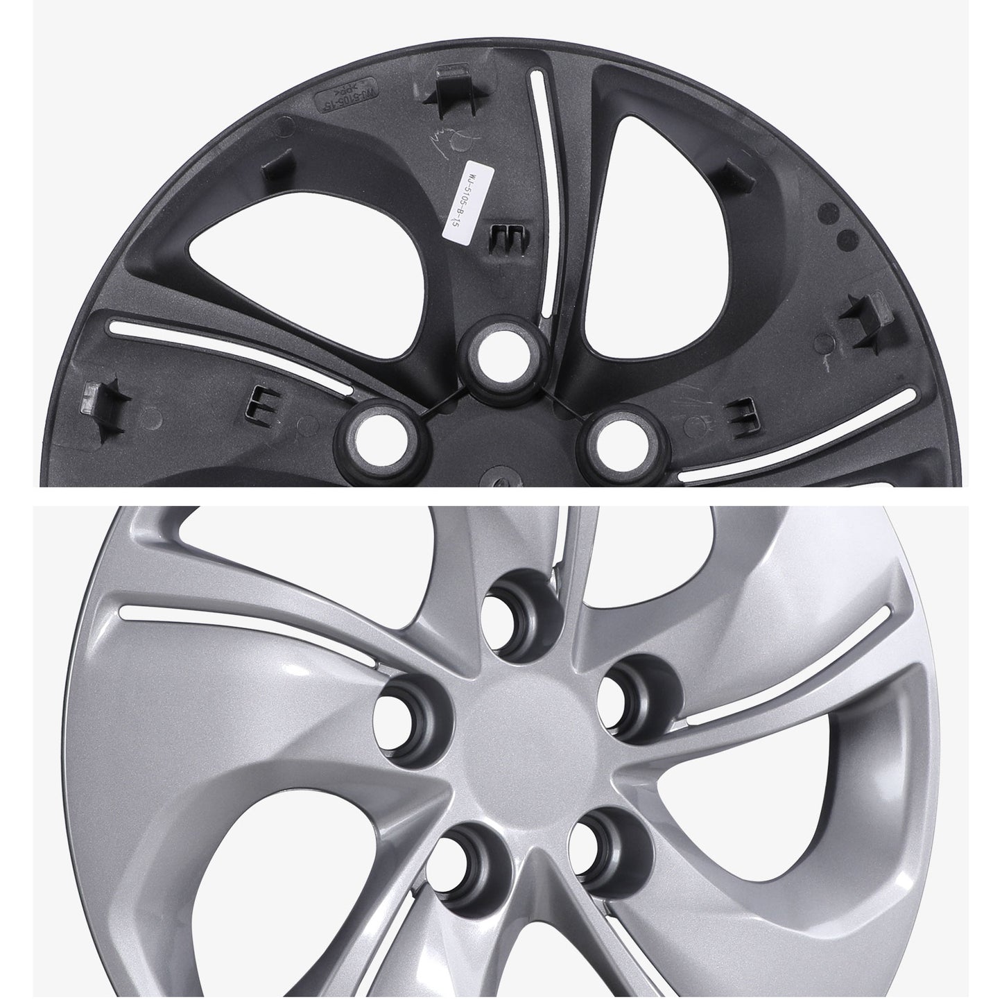 15 Inch Wheel Hubcaps for 2013-2015 Honda Civic Sedan/ 2013 Honda Civic Coupe - Lacquer