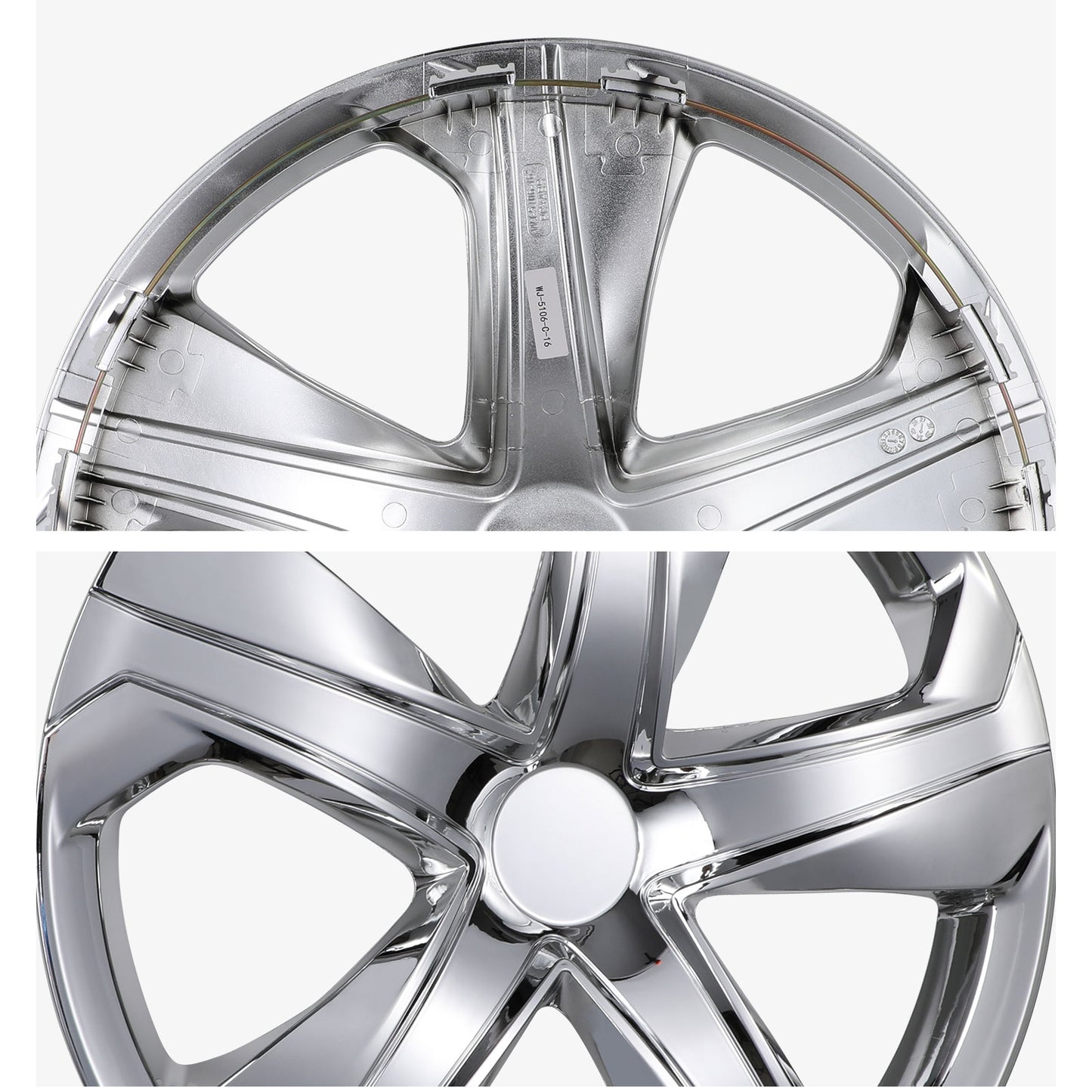 16 Inch Wheel Hubcaps for 2016-2026 Honda Civic Sedan - Chrome