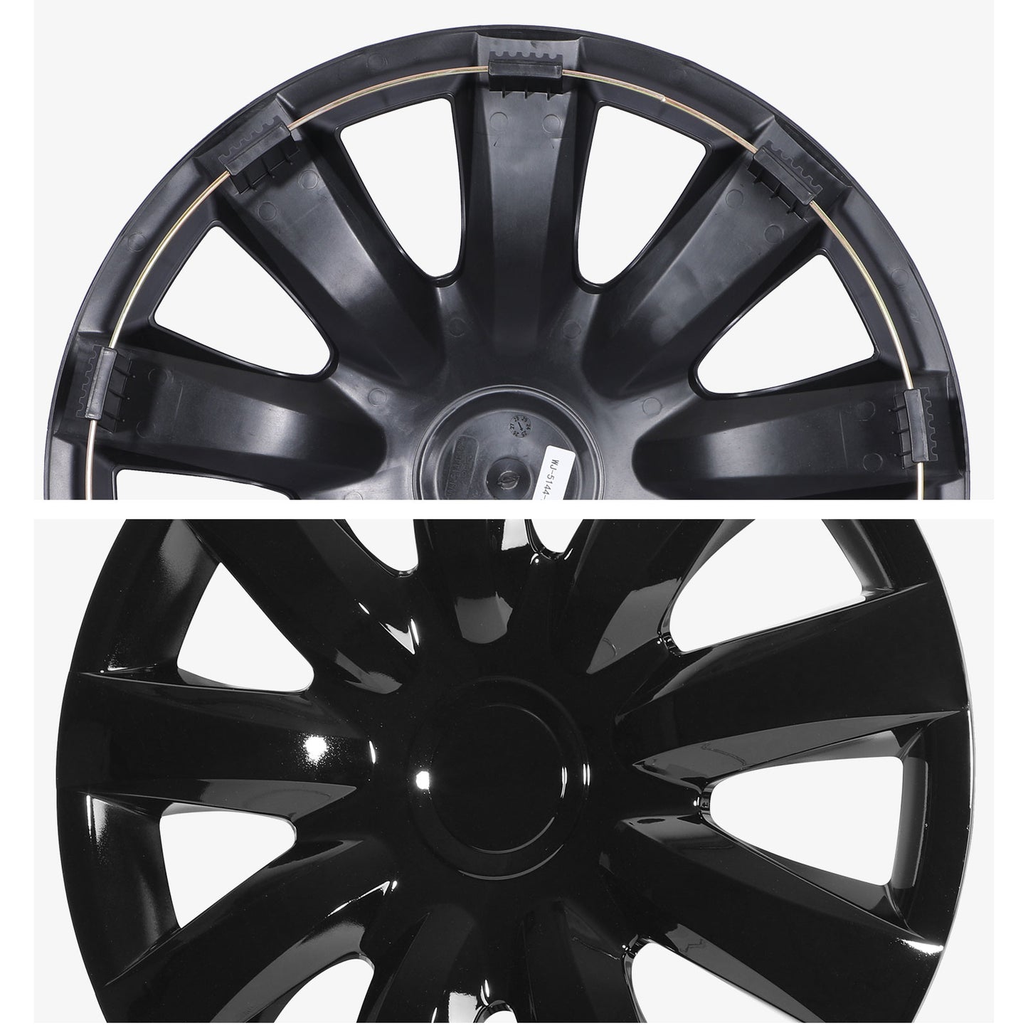 15 Inch Wheel Hubcaps for 2002-2006 Toyota Camry - Black Lacquer