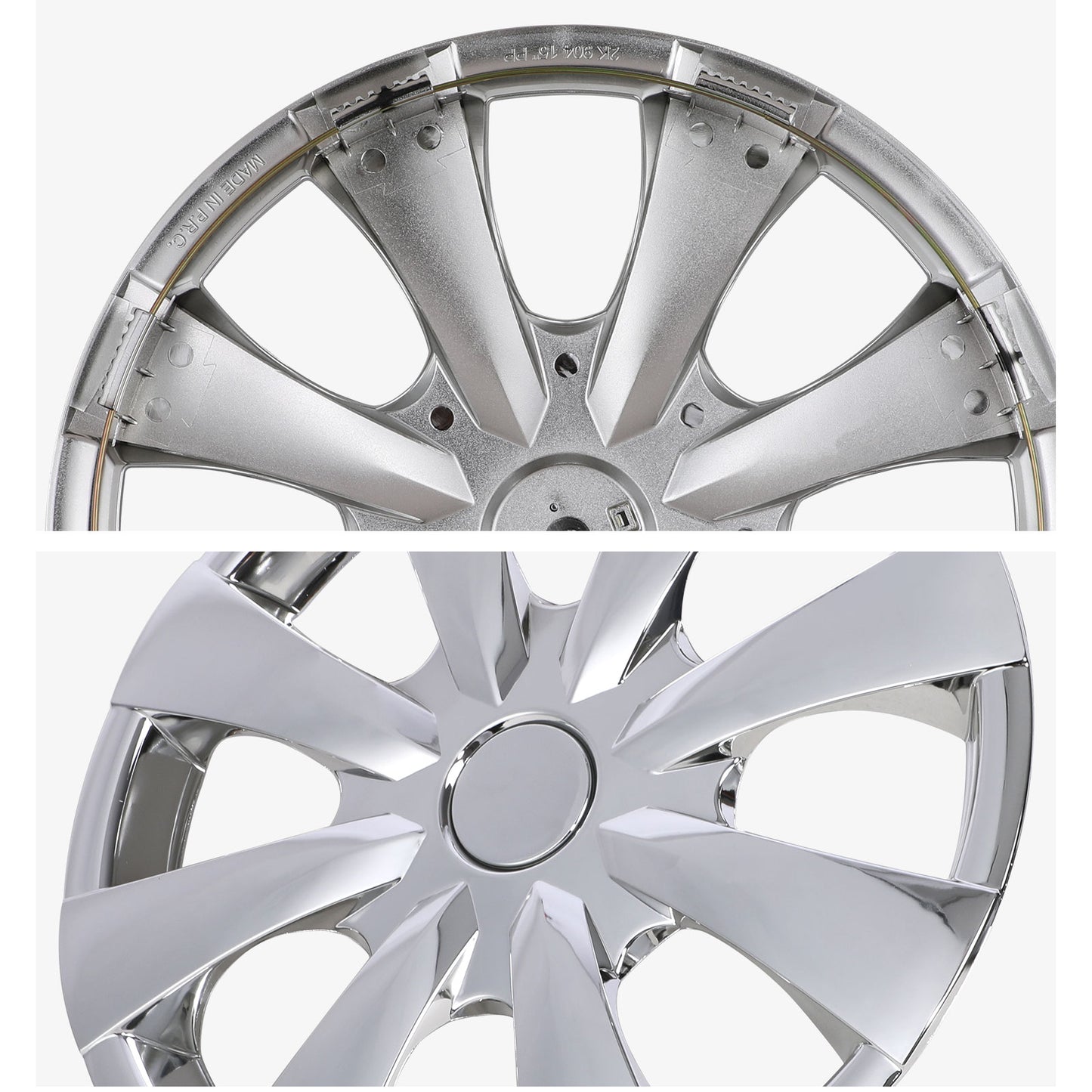 15 Inch Wheel Hubcaps for 2009-2019 TOYOTA Corolla - Chrome
