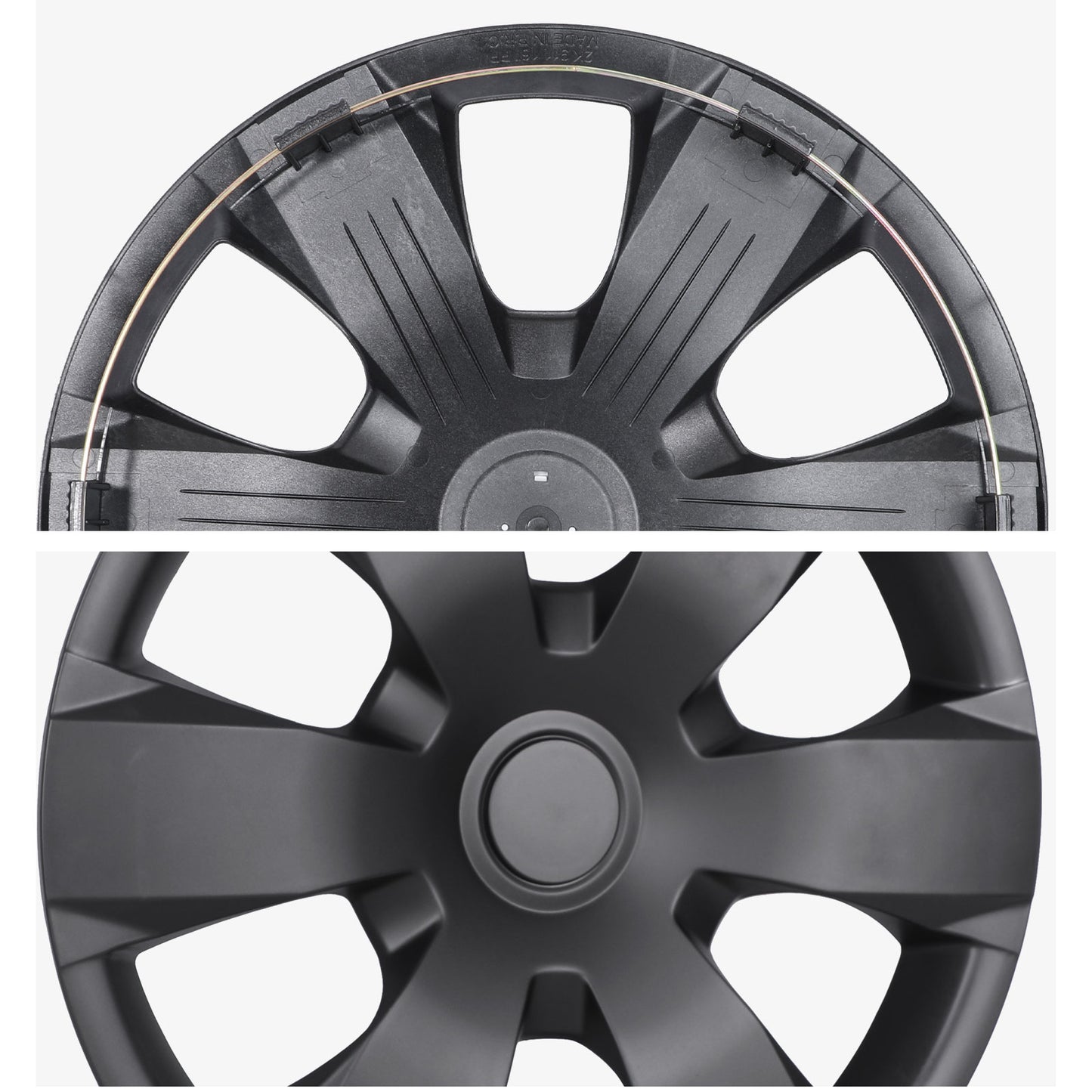 16 Inch Wheel Hubcaps for 2007-2011 TOYOTA Camry - Matte Black