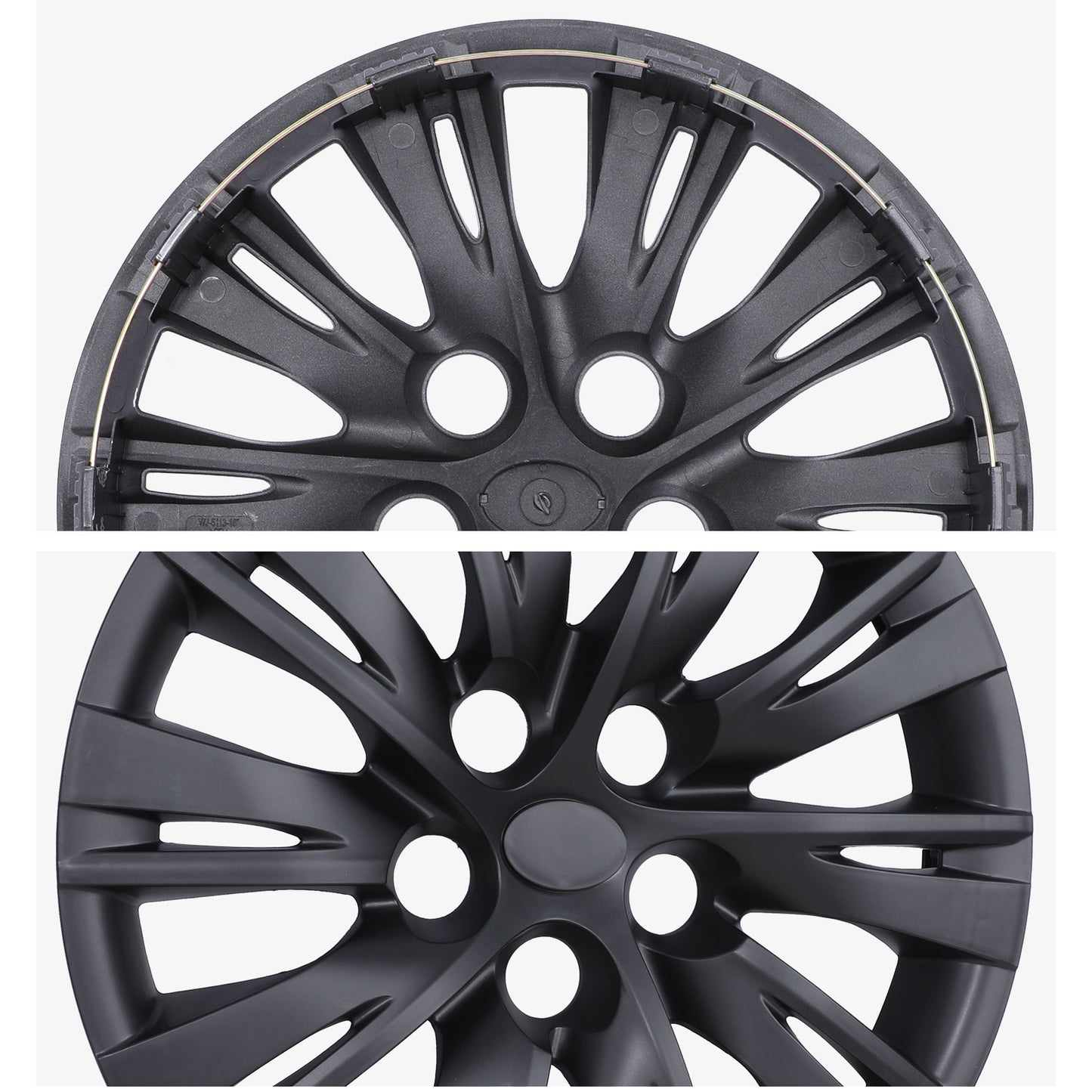 16 Inch Wheel Hubcaps for 2012-2014 TOYOTA Camry - Matte Black