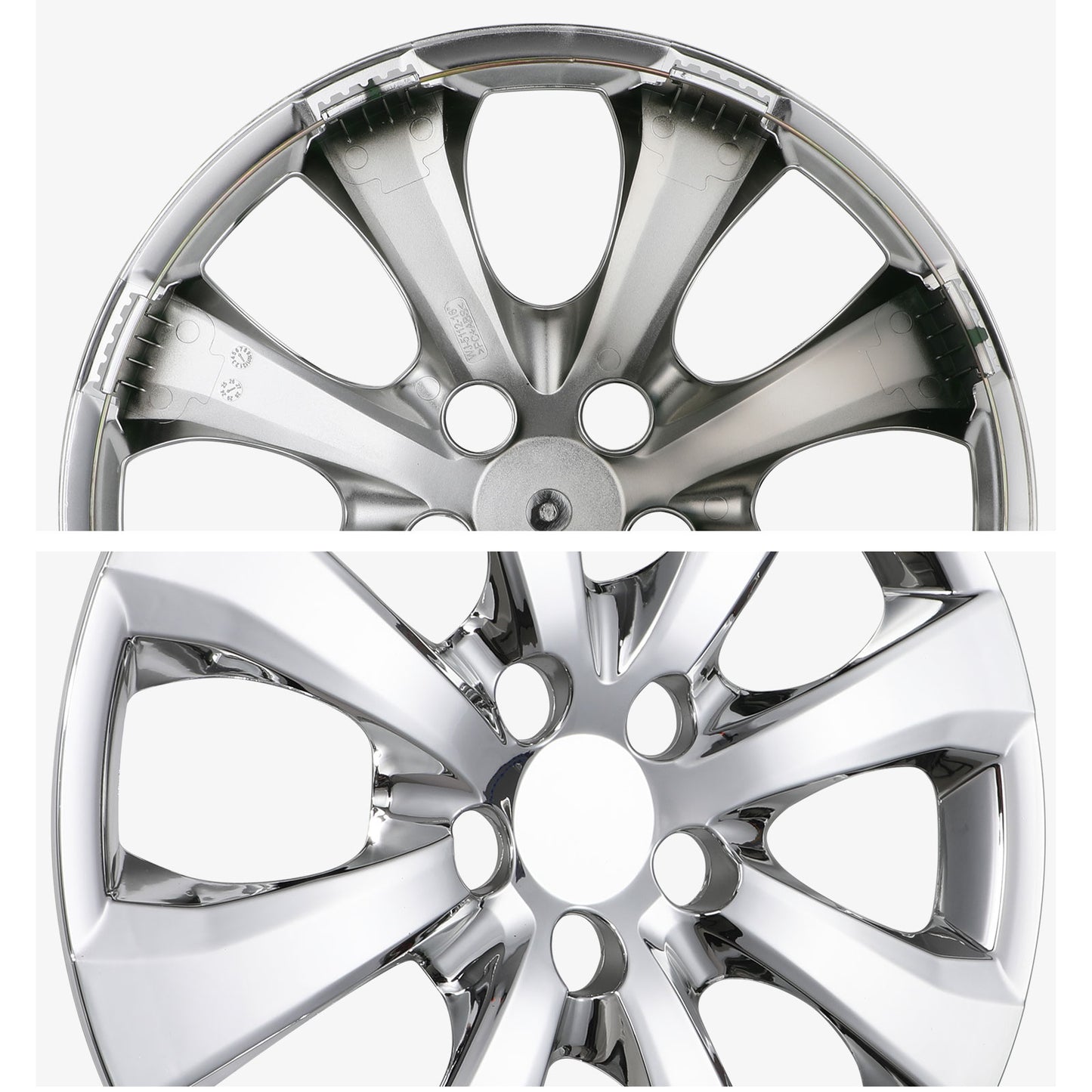 16 Inch Wheel Hubcaps for 2014-2026 TOYOTA Corolla and 2009-2014 TOYOTA Matrix  - Chrome