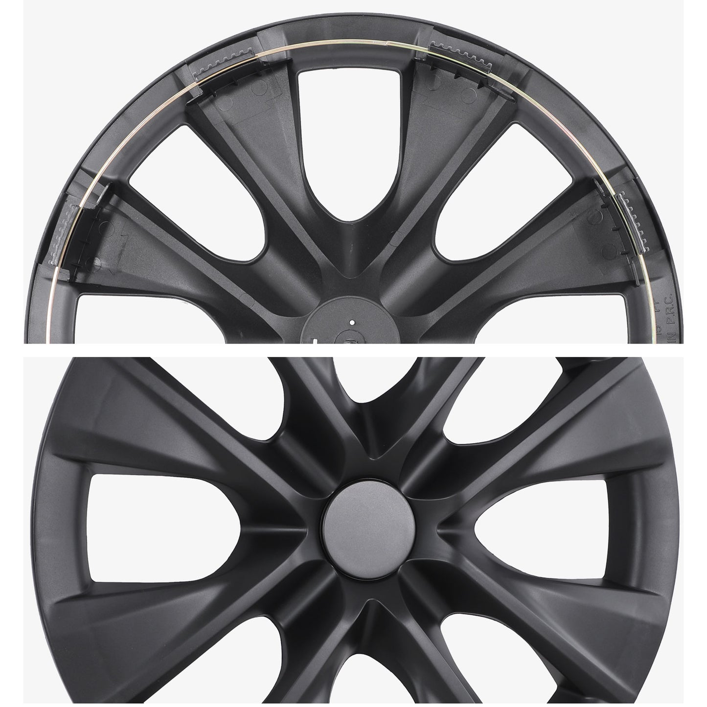 15 Inch Wheel Hubcaps for 2009-2019 TOYOTA Corolla - Matte Black