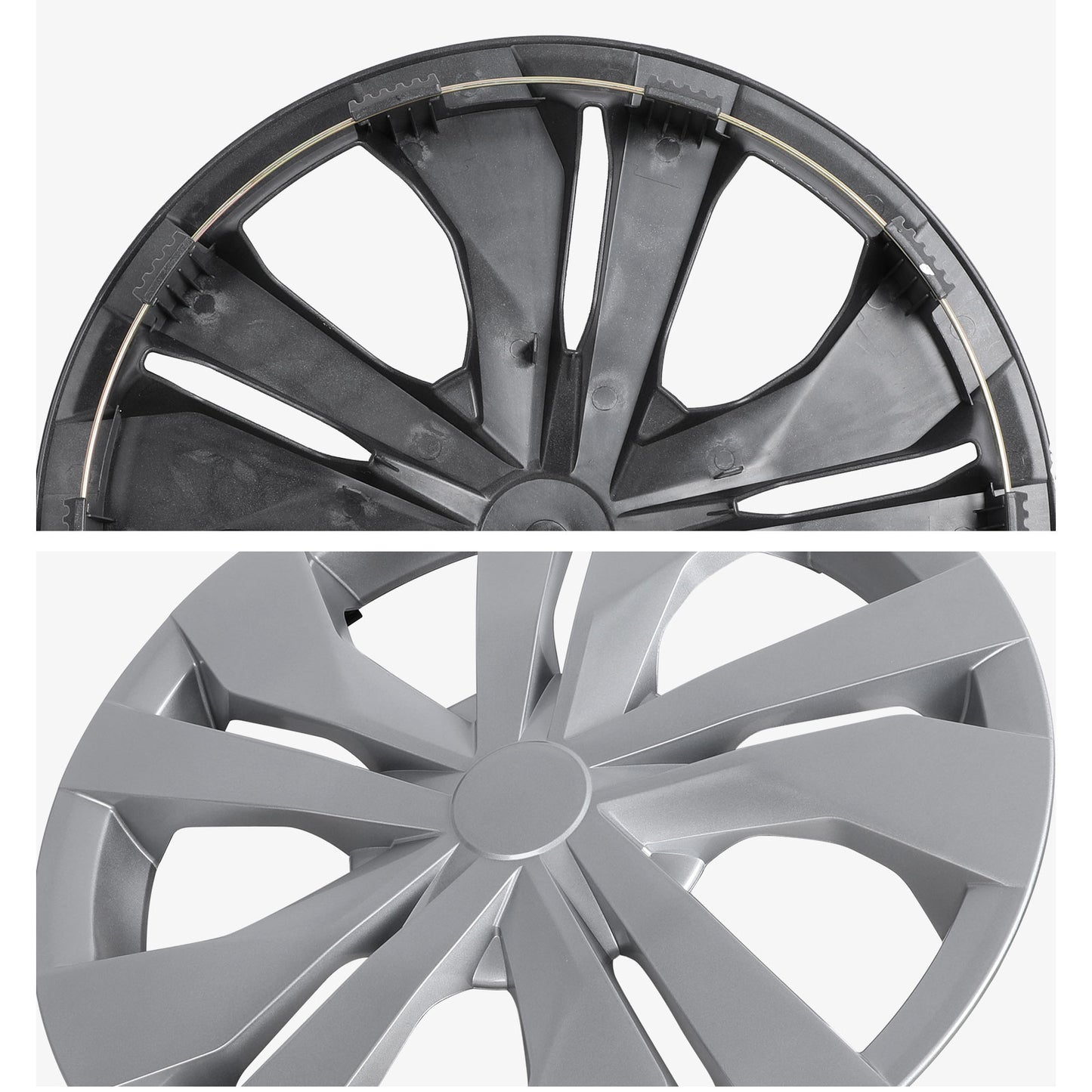 15 Inch Wheel Hubcaps for 2007-2026 Nissan Versa - Lacquer