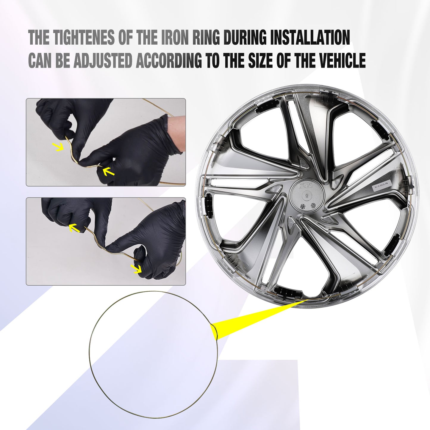 16 Inch Wheel Hubcaps for 2016-2026 Honda Civic Sedan - Chrome