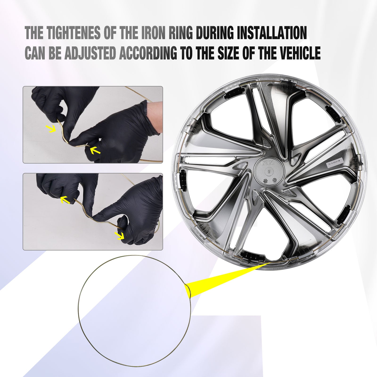16 Inch Wheel Hubcaps for 2016-2026 Honda Civic Sedan - Chrome