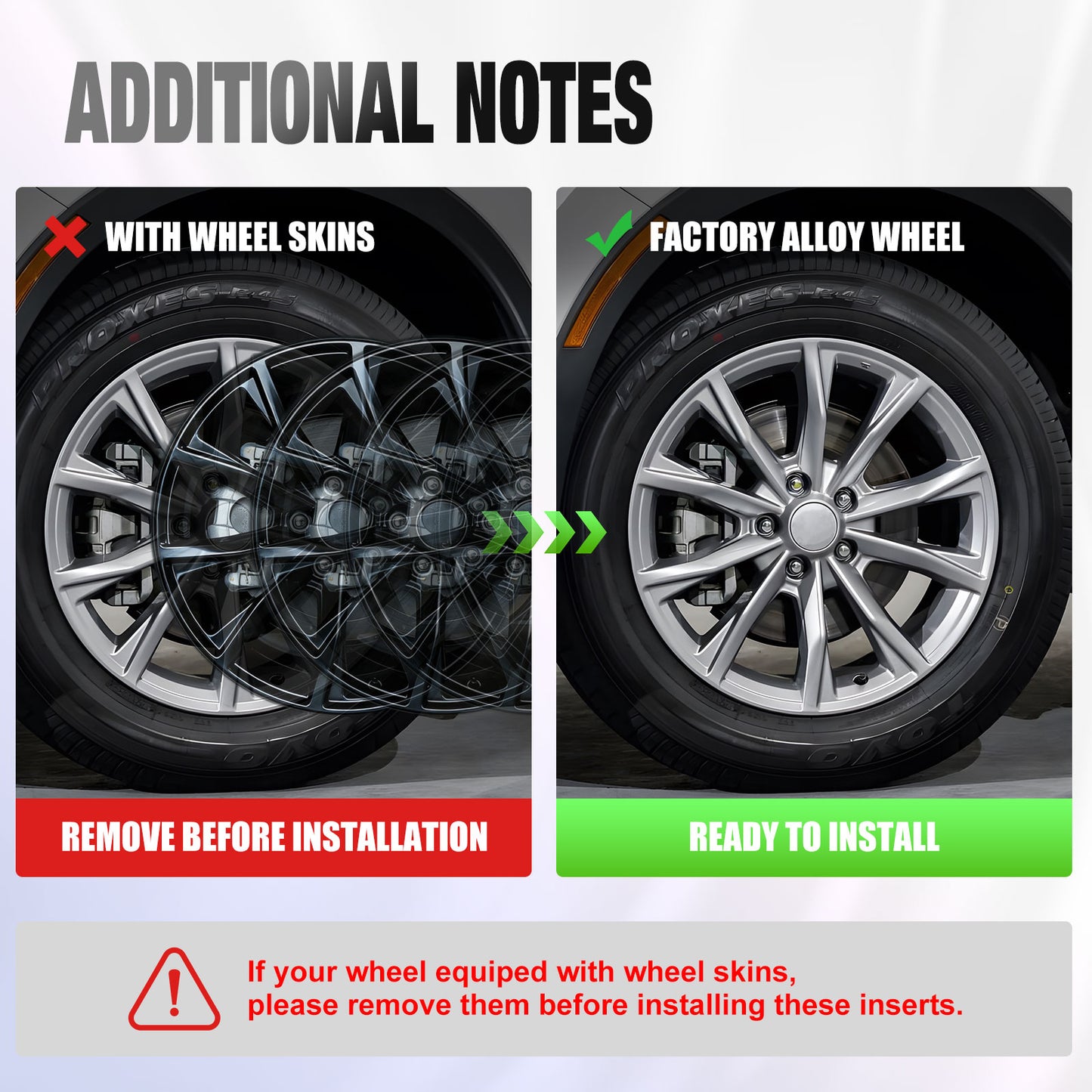 18 Inch Wheel Inserts for 2023-2025 Honda CR-V EX / EX-L - Matte Black (S1 Style)