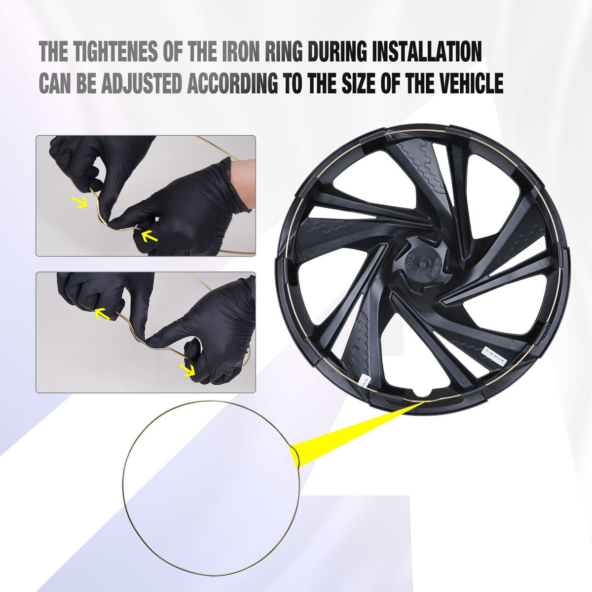 16 Inch Wheel Skins for 2017-2023 SUBARU IMPREZA SEDAN/WAGON - Matte Black