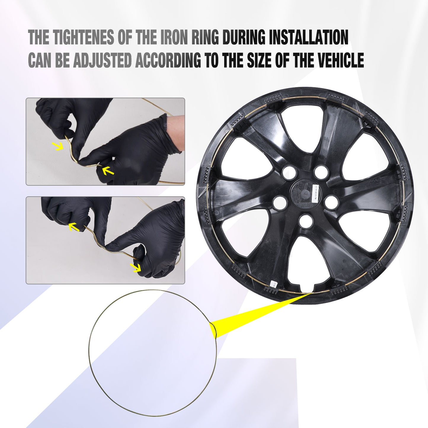 17 Inch Wheel Hubcaps for 2019-2025 Toyota RAV4 - Lacquer