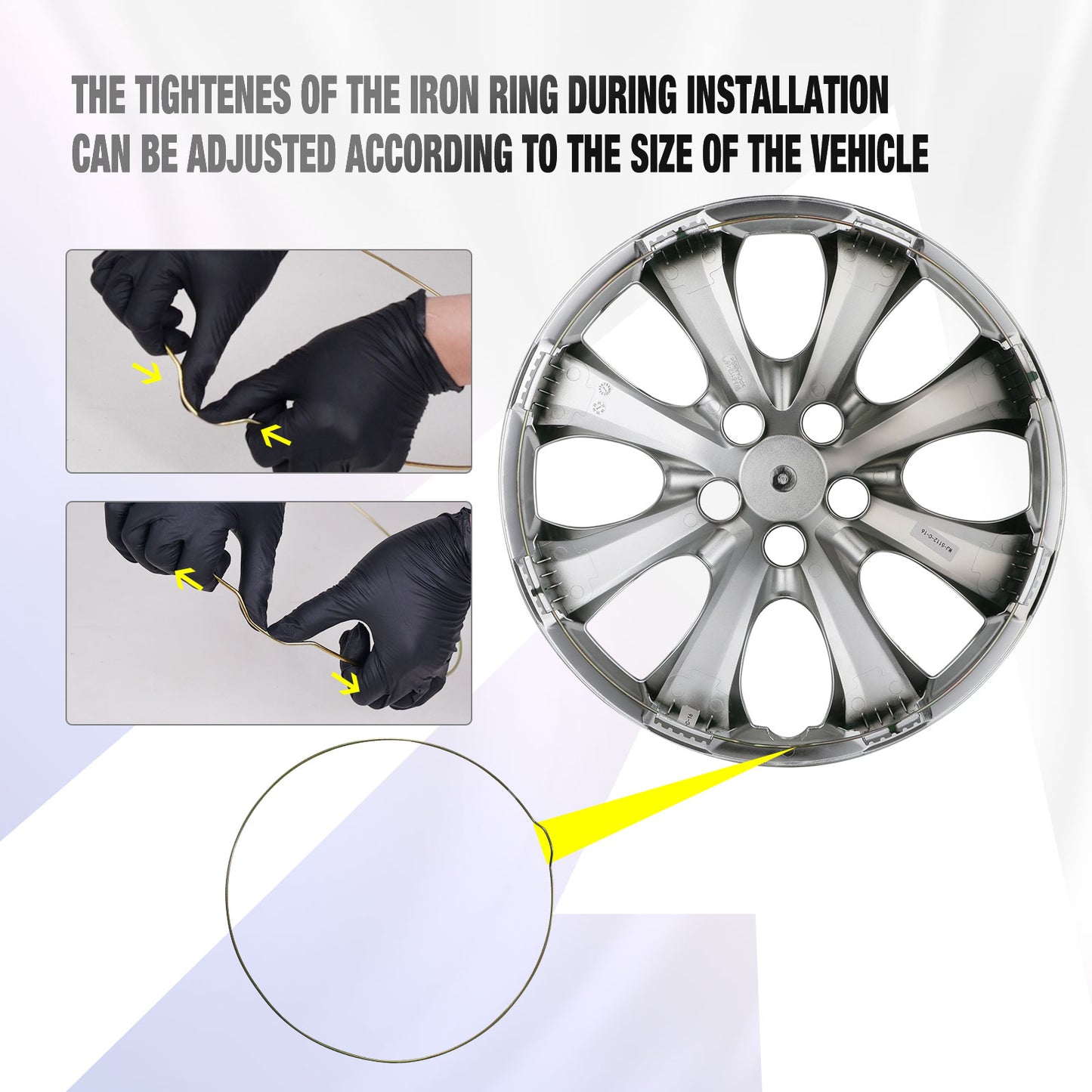 16 Inch Wheel Hubcaps for 2014-2026 TOYOTA Corolla and 2009-2014 TOYOTA Matrix  - Chrome