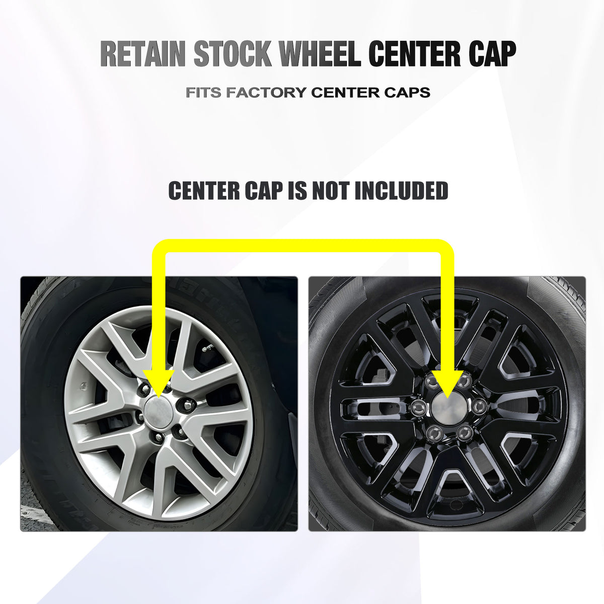 17 Inch Wheel Skins for 2014-2021 Nissan Frontier - Black Lacquer