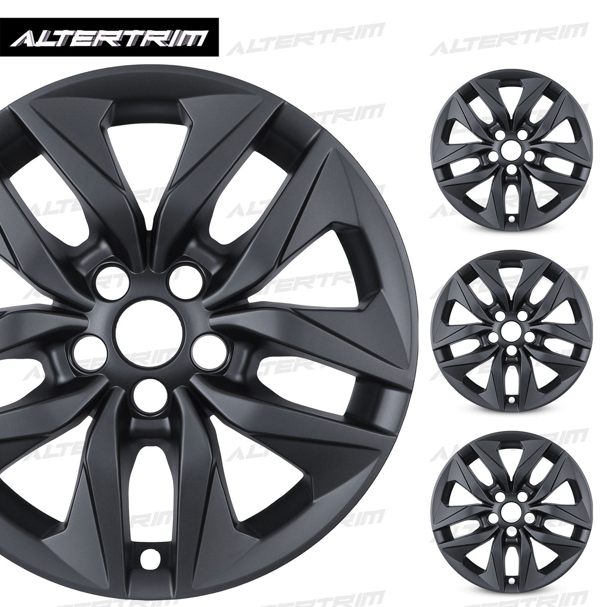 17 Inch Wheel Skins for 2021-2025 TOYOTA SIENNA - Matte Black