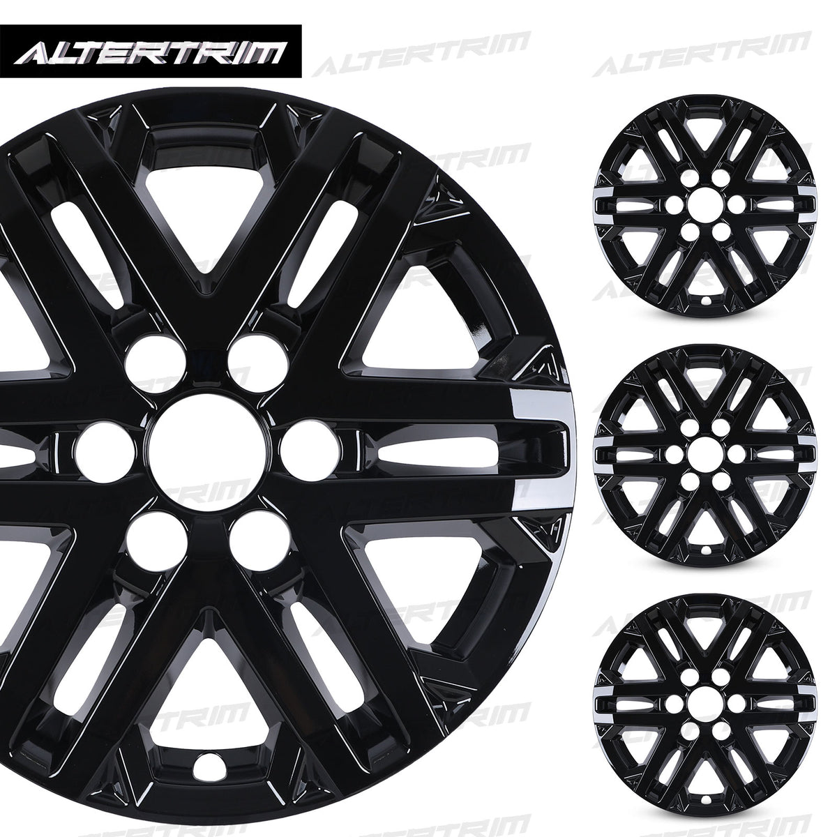 18 Inch Wheel Skins for 2022-2026 TOYOTA TUNDRA/2023-2026 Toyota Sequoia - Black