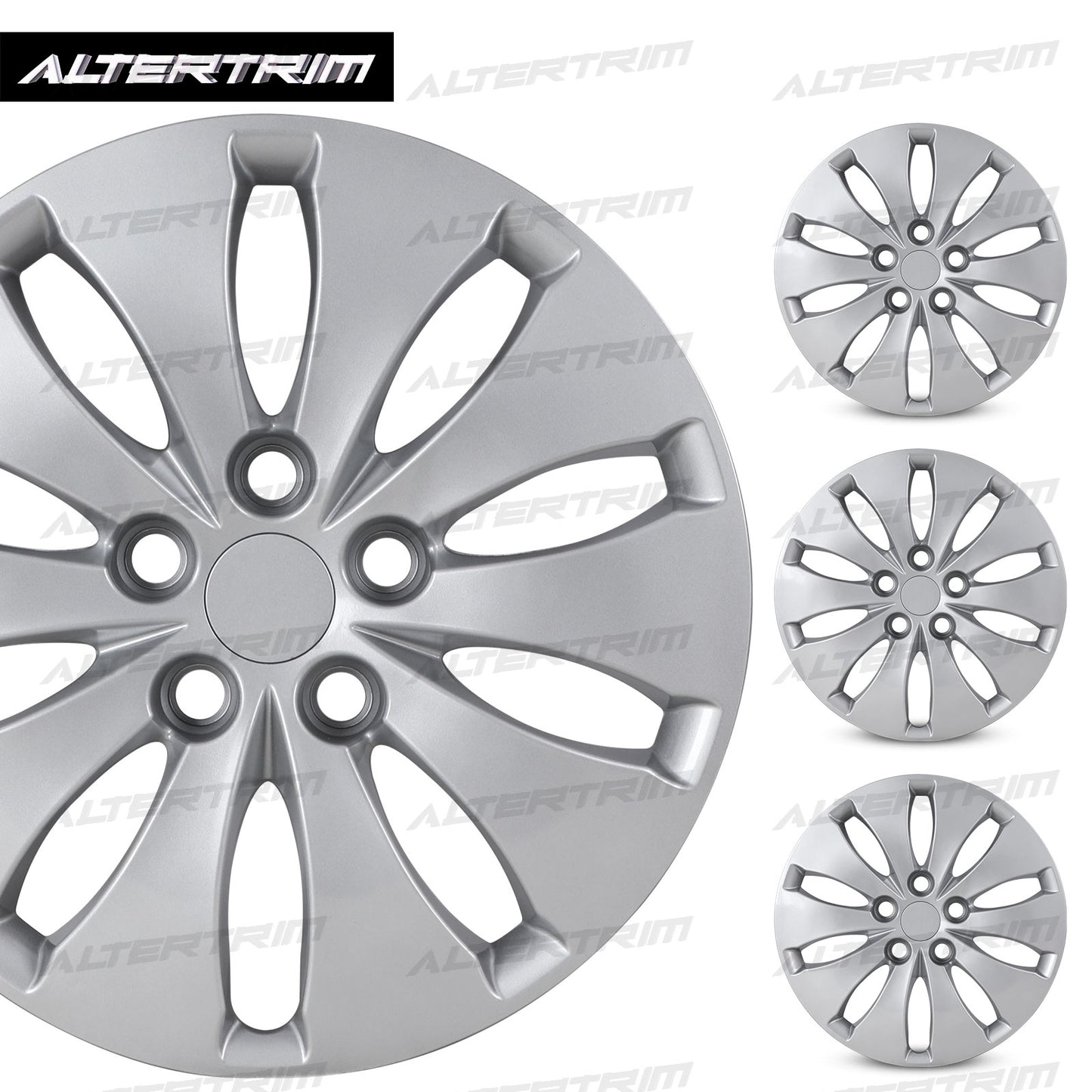 16 Inch Wheel Hubcaps for 2008-2012 Honda Accord Sedan - Lacquer