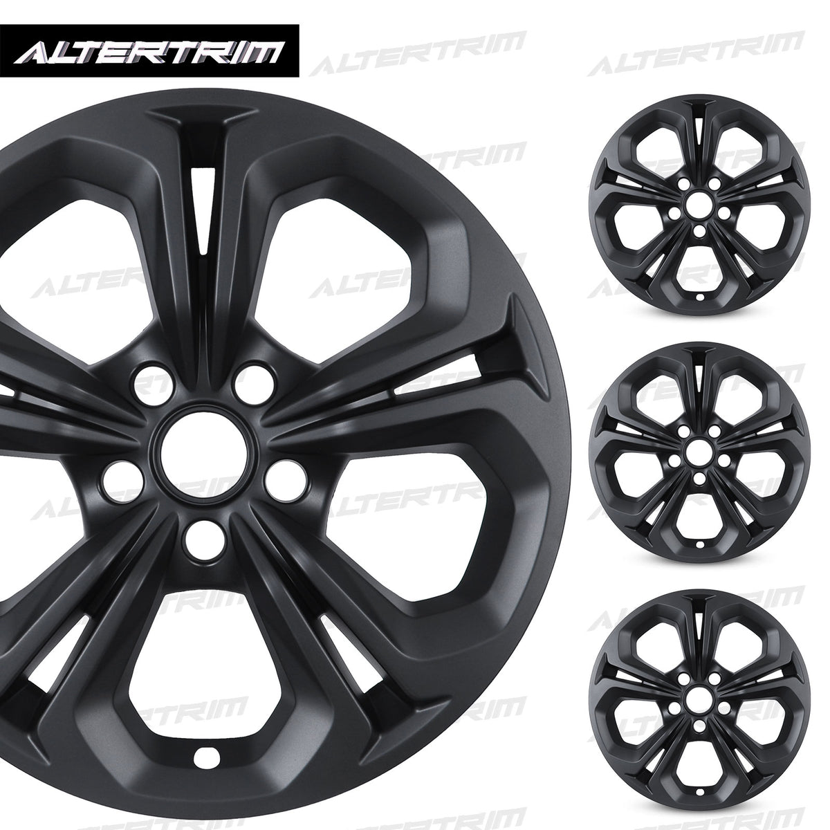 17 Inch Wheel Skins for 2023-2026 Honda Accord - Black Matte