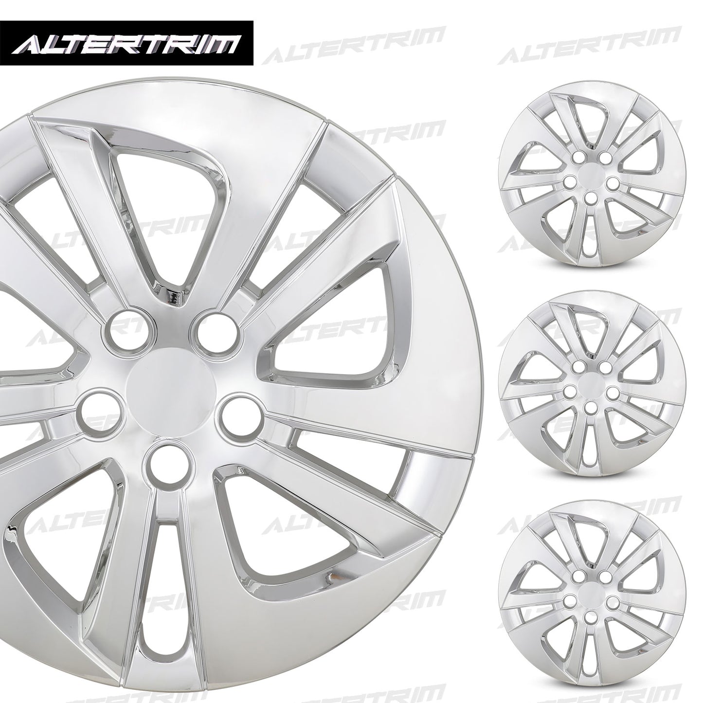 15 Inch Wheel Hubcaps for 2016-2022 TOYOTA Prius/ 2020-2024 TOYOTA Corolla - Chrome