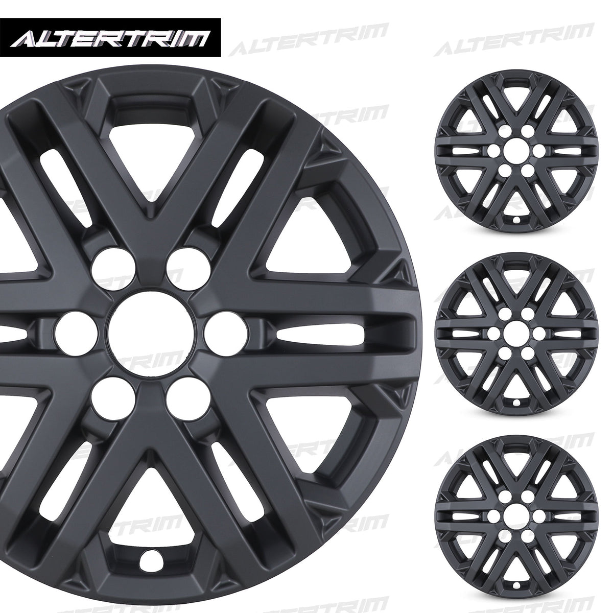 18 Inch Wheel Skins for 2022-2026 TOYOTA TUNDRA/2023-2026 Toyota Sequoia - Matte Black
