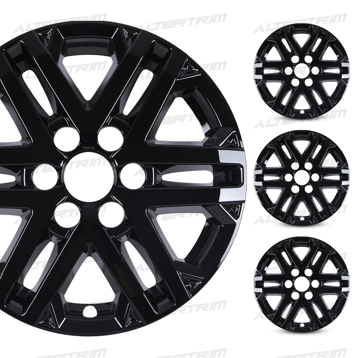 18 Inch Wheel Skins for 2022-2026 TOYOTA TUNDRA/2023-2026 Toyota Sequoia - Black