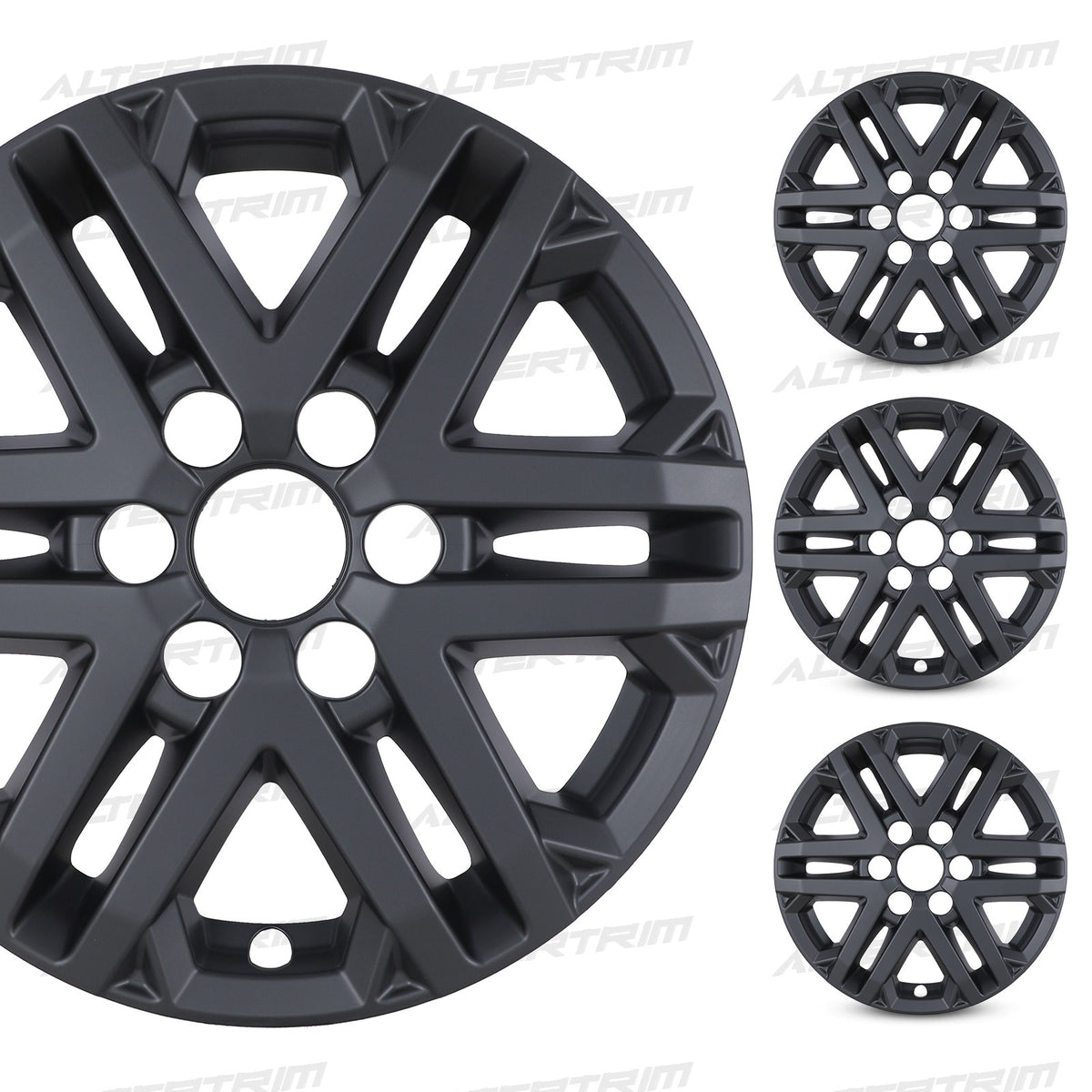 18 Inch Wheel Skins for 2022-2026 TOYOTA TUNDRA/2023-2026 Toyota Sequoia - Matte Black