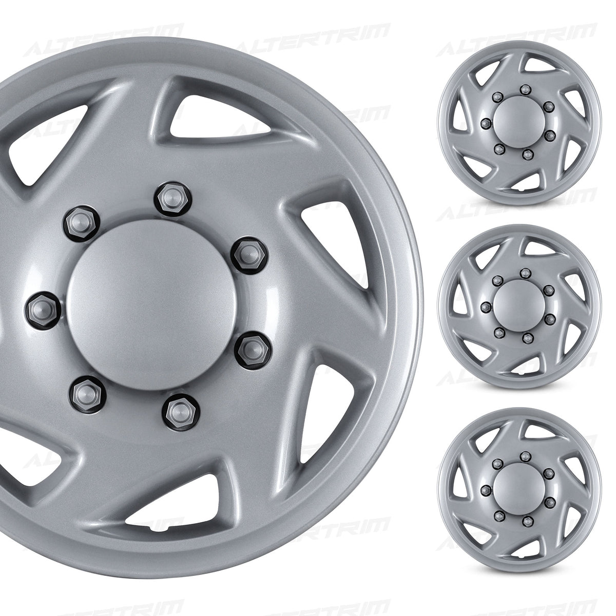 16 Inch Wheel Skins for 1992-2014 Ford E Series Van - Lacquer